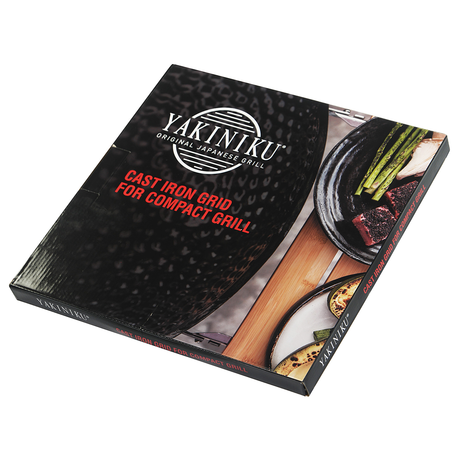 Yakiniku Gusseisenrost mit Logo für Keramik Grill Kamado Compact