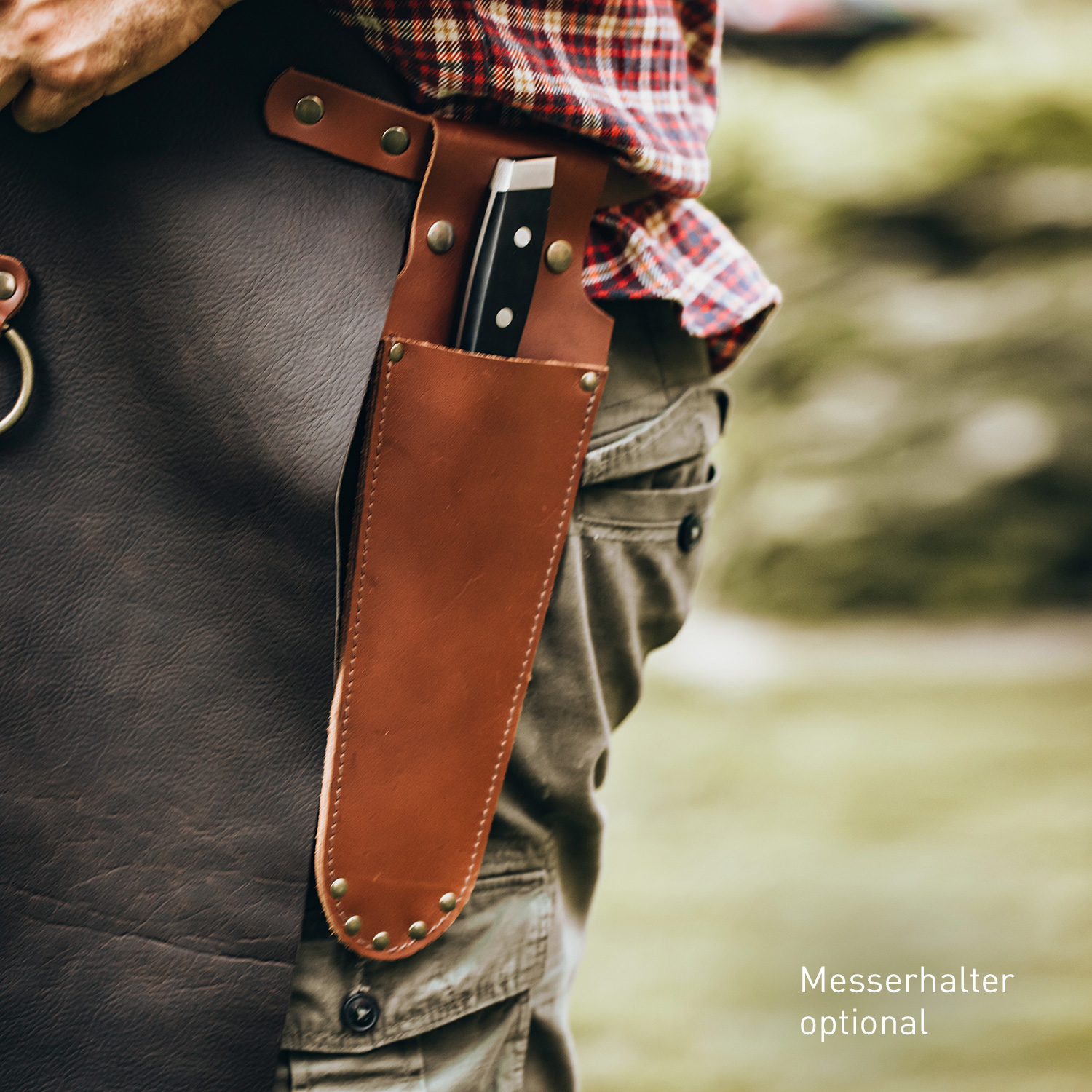 MONOLITH Lederschürze Größe XL MONOLITH Lederschürze Größe XL