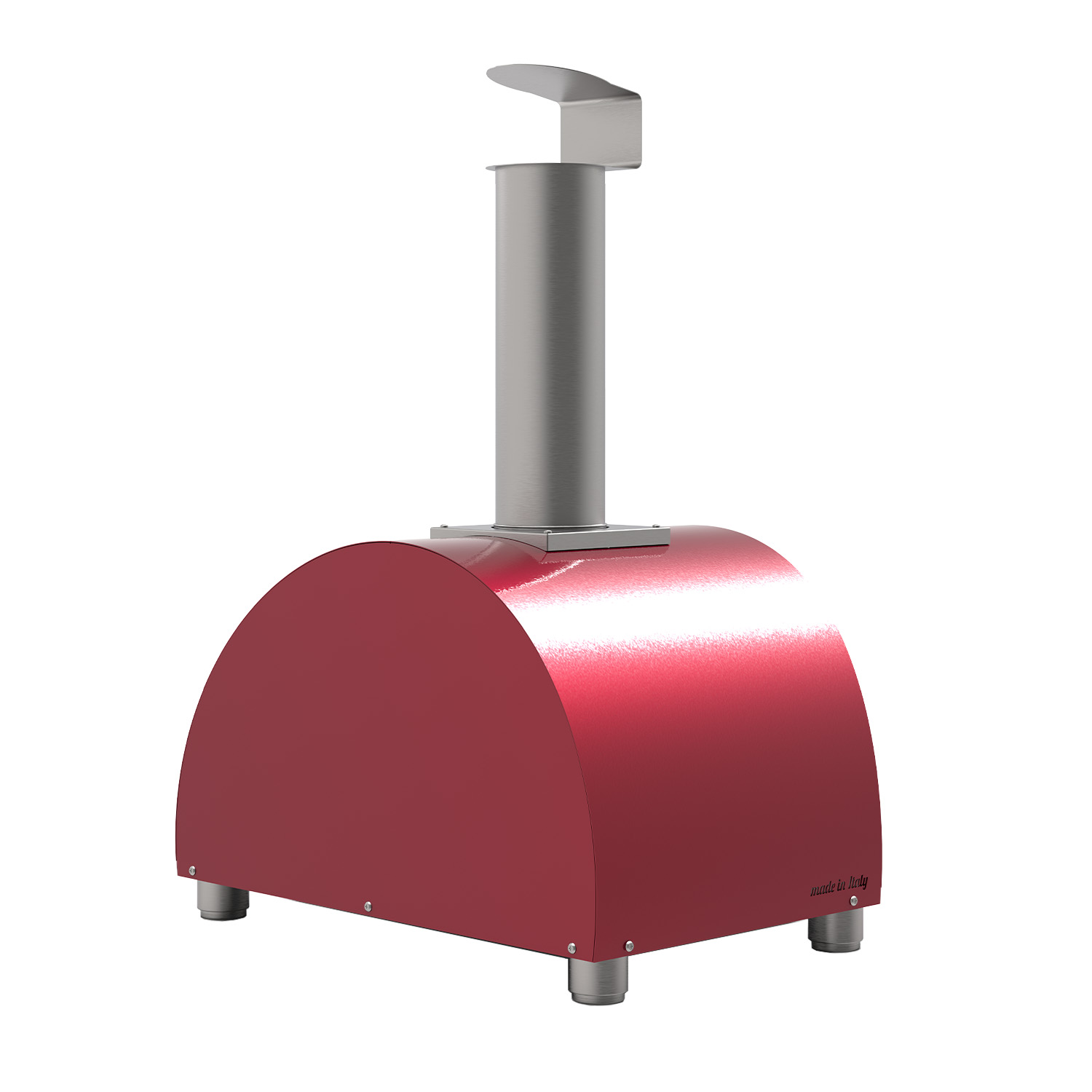 Alfa Moderno 1 Pizze Pizzaofen Holz Antik Rot