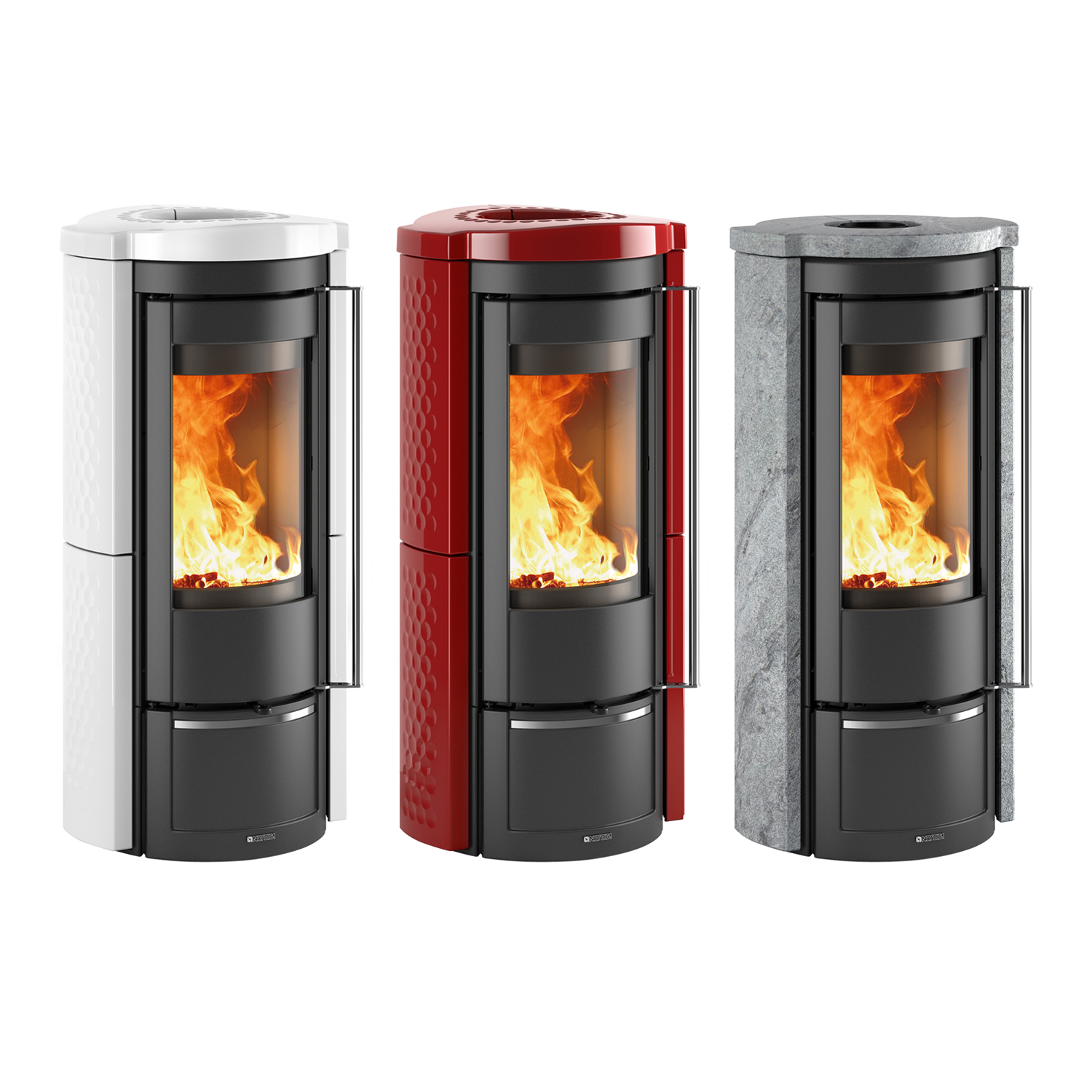 La Nordica Prestige Line Liù Kaminofen Bordeaux