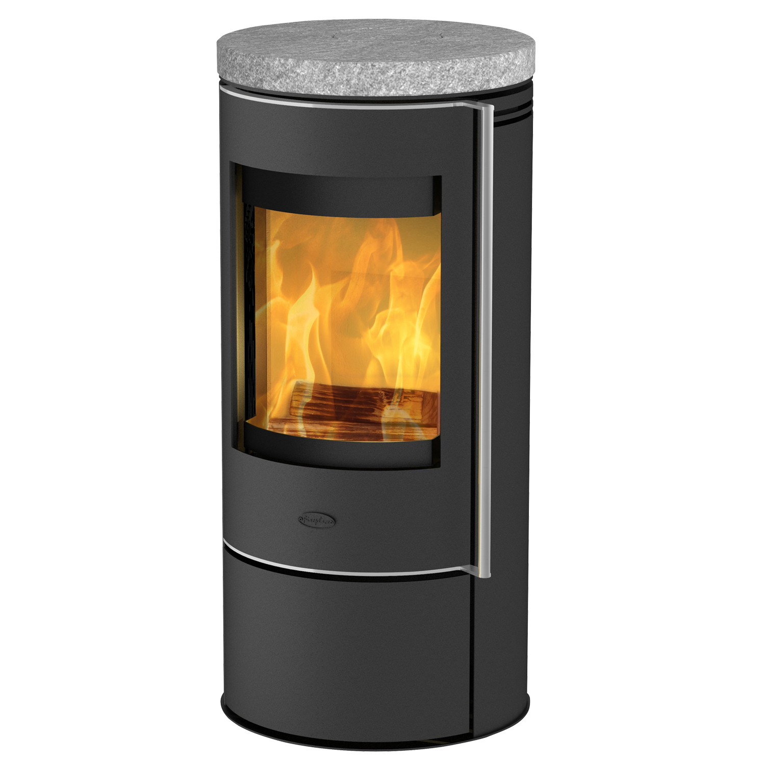 Fireplace Rondale Kaminofen Stahl Schwarz | Topplatte Speckstein Fireplace Rondale Kaminofen Stahl Schwarz | Topplatte Speckstein