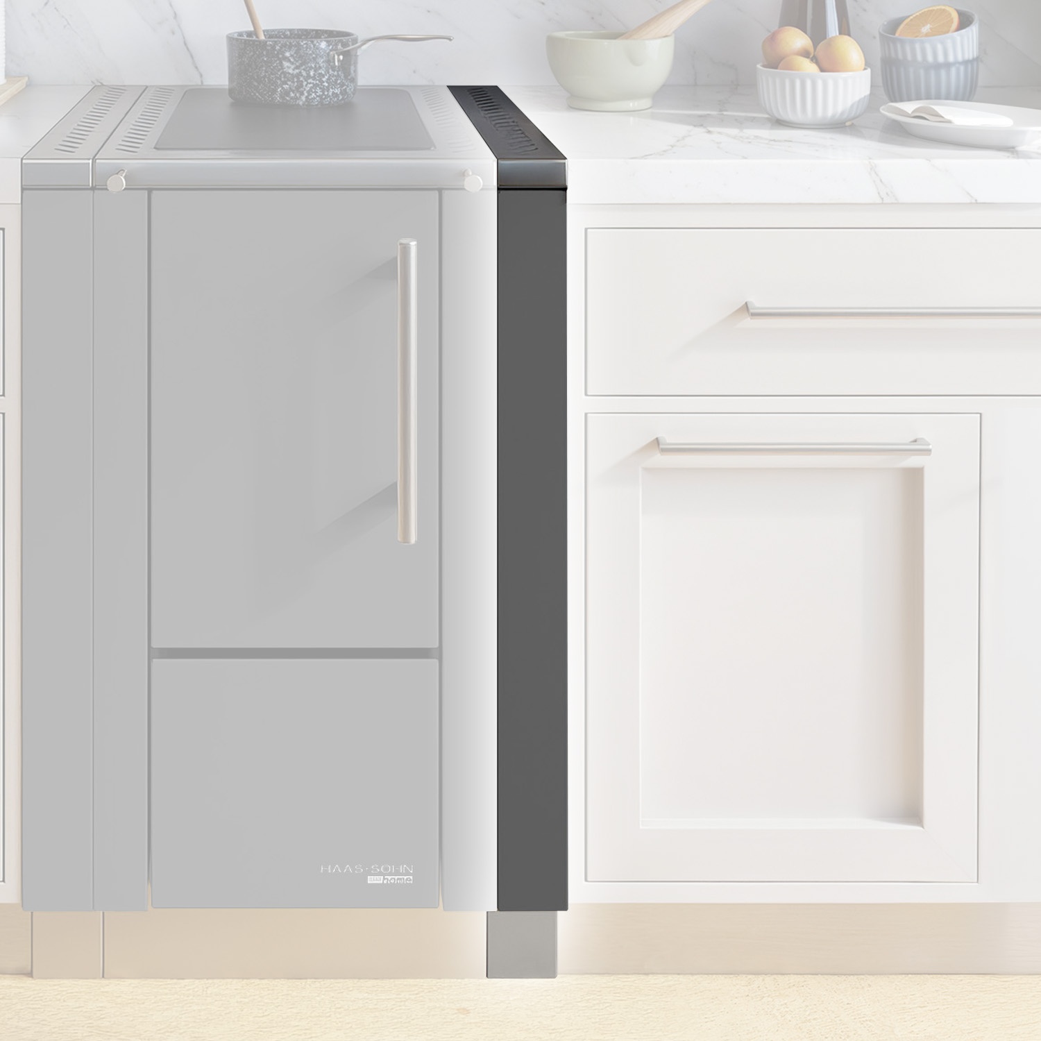 Haas+Sohn Abstandsleiste HS 40 rechts, anthrazit