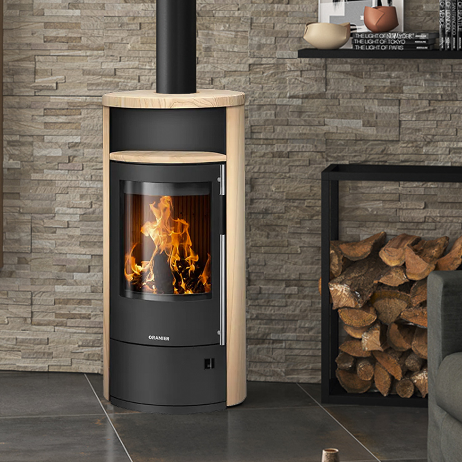 Oranier Polar Neo 4 Kaminofen Sandstein