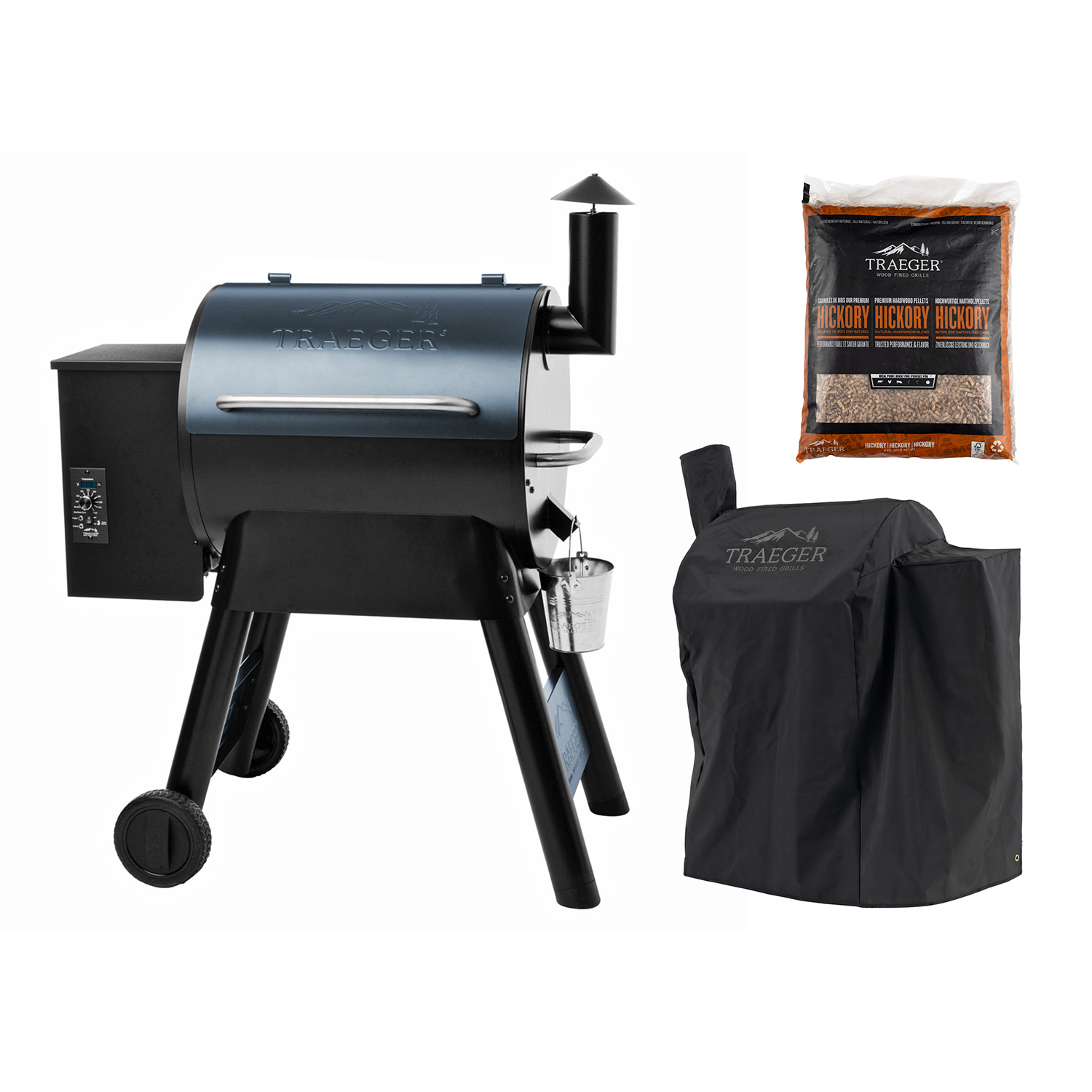 Traeger Pro Series 22 Pelletgrill inkl. Abdeckhaube + 2x Hartholz Pellets Hickory 9 kg Traeger Pro Series 22 Pelletgrill inkl. Abdeckhaube + 2x Hartholz Pellets Hickory 9 kg