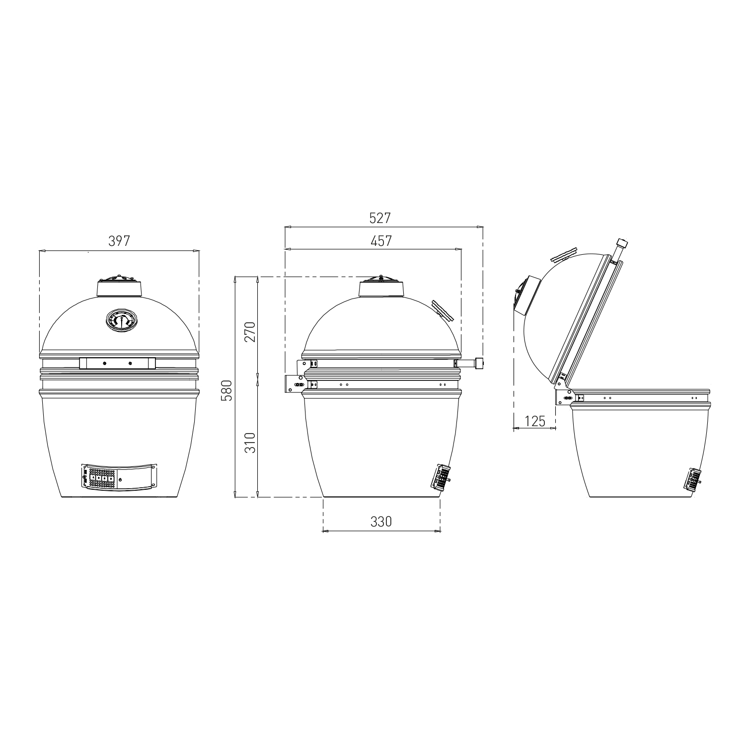 Grill Guru Original Compact Keramikgrill