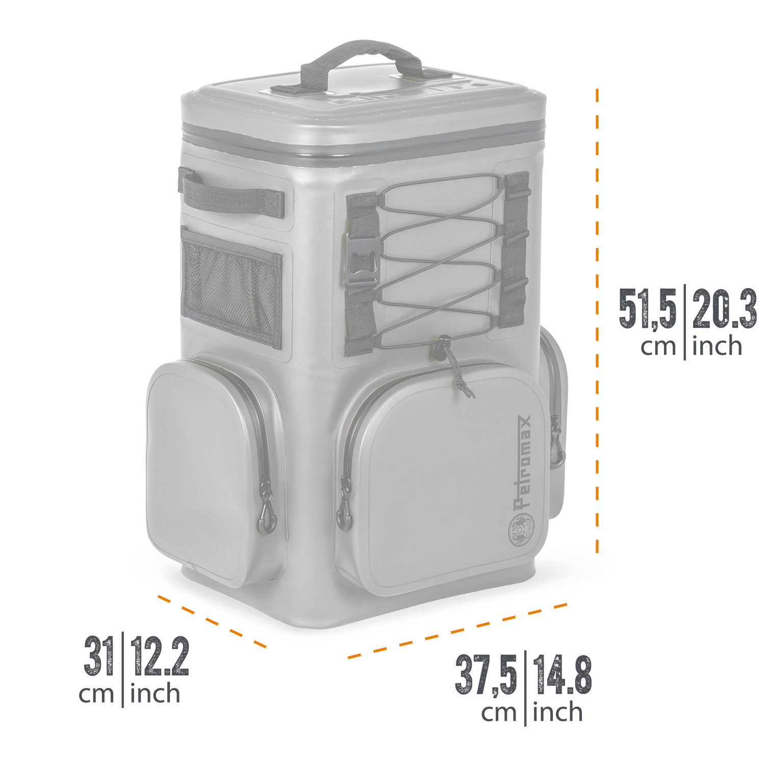 Petromax Kühlrucksack 17 Liter Sandfarben