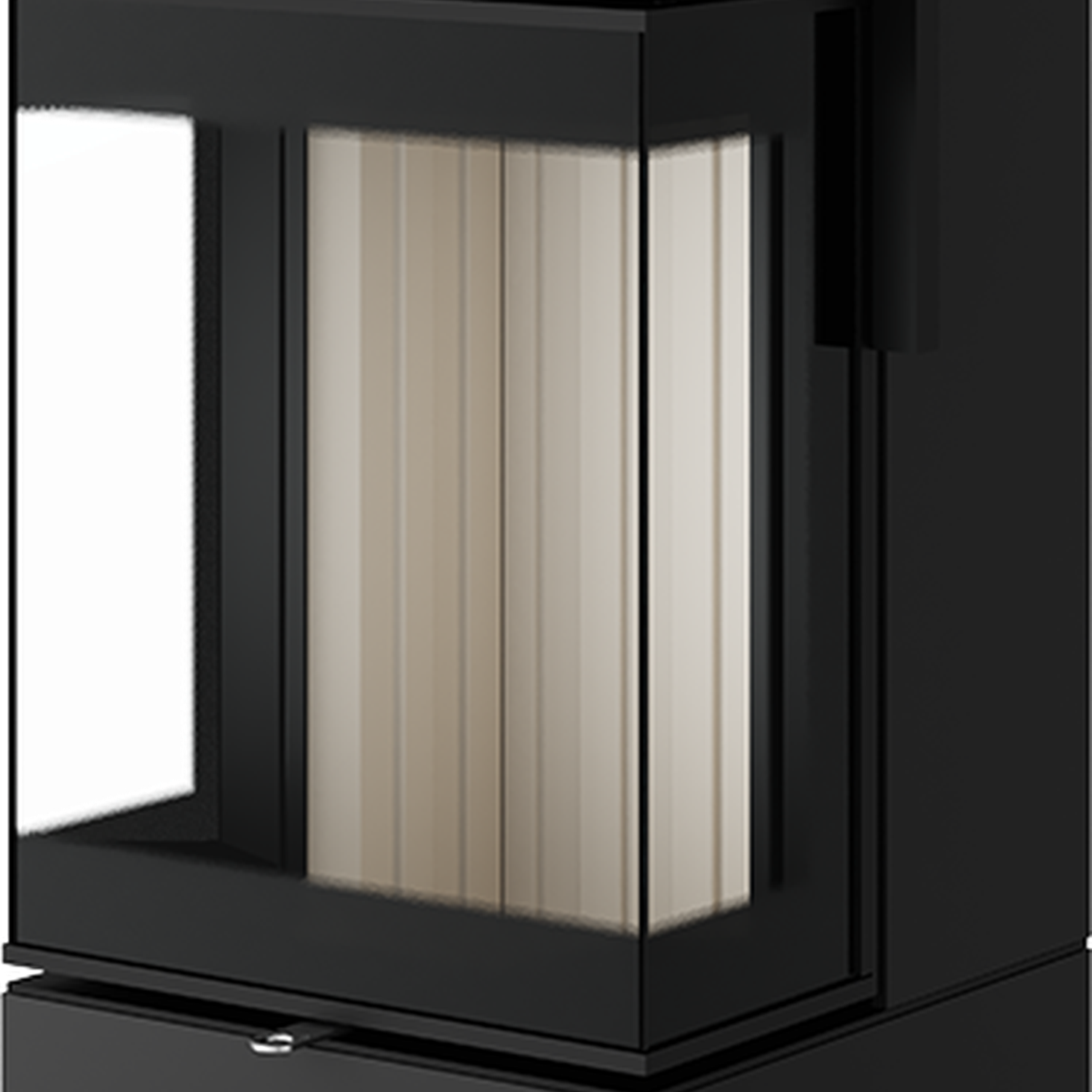 Spartherm Trico L steel RLU Kaminofen Nero