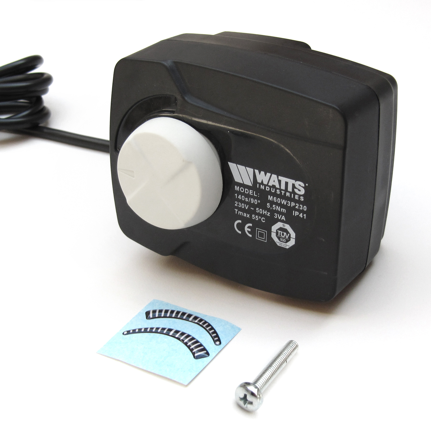 3-Wege-Mischer mit Stellmotor DN25, 1 Zoll, Kvs 8,0 3-Wege-Mischer mit Stellmotor DN25, 1 Zoll, Kvs 8,0