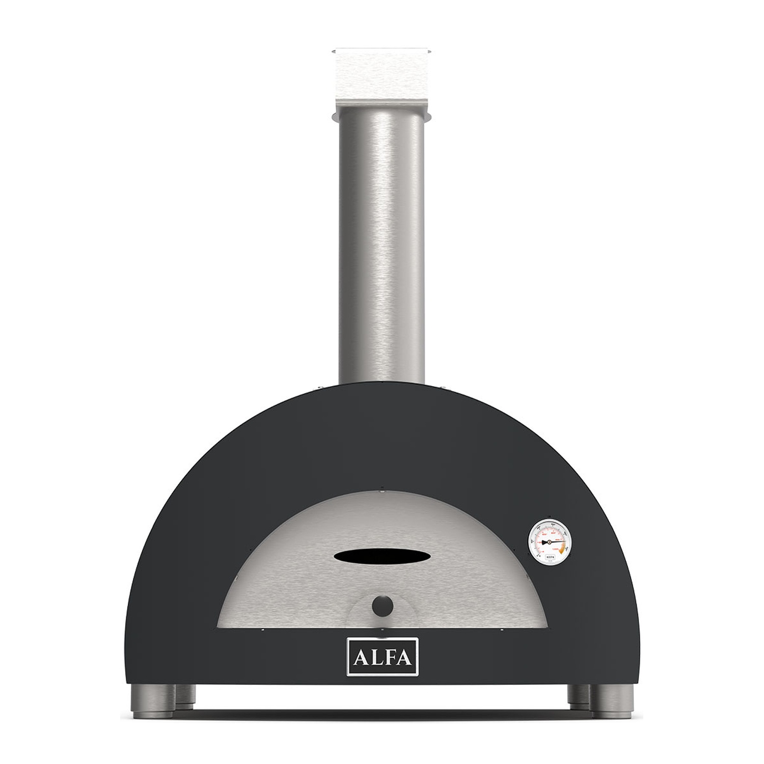 Alfa Moderno 1 Pizza Gas-Pizzaofen schiefergrau 50 mBar