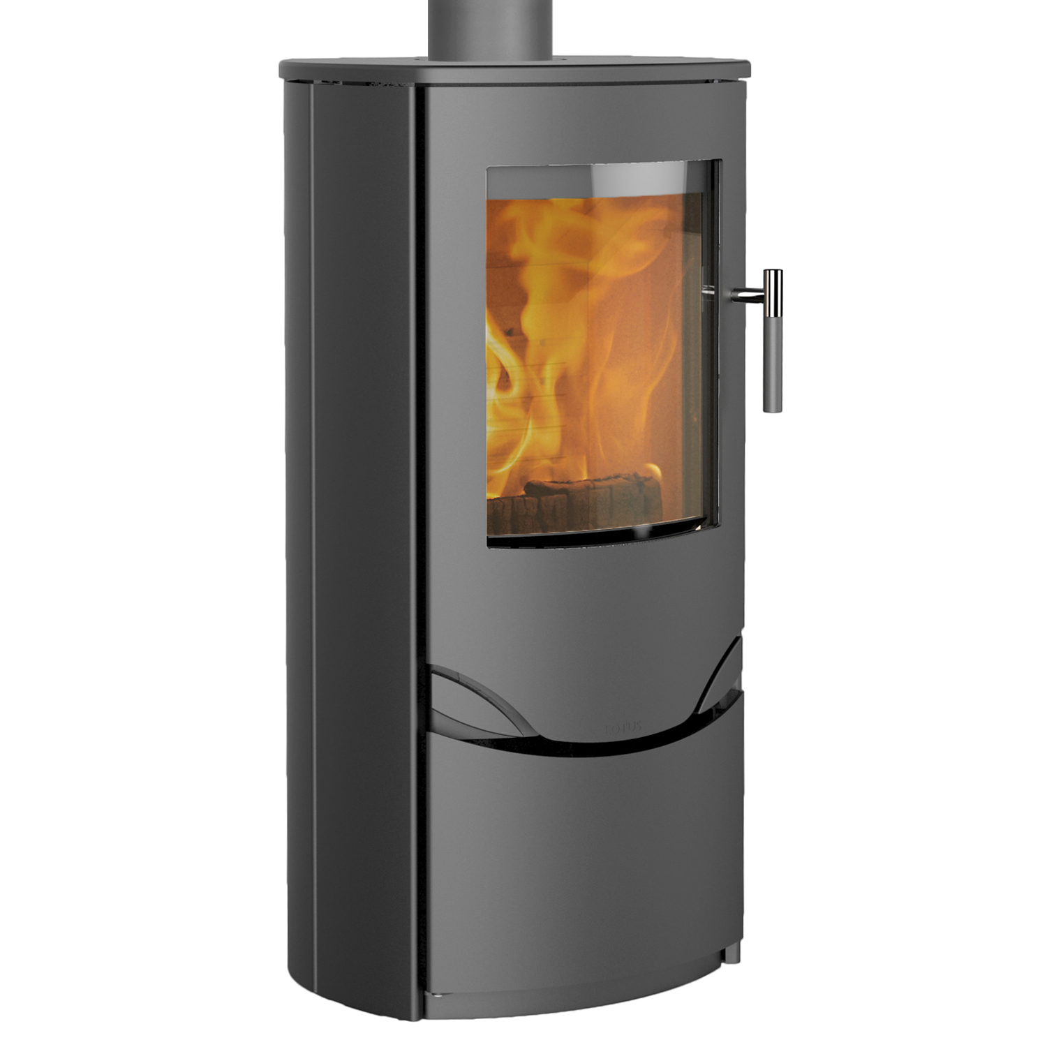 Lotus Prio 5 Kaminofen Stahl Grau