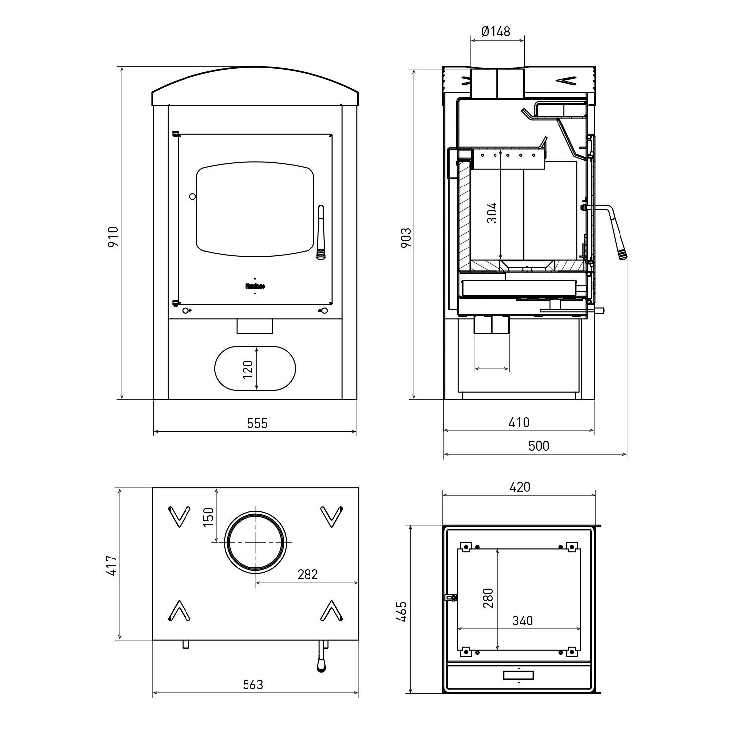 HS Flamingo STAVANGER Kaminofen HS Flamingo STAVANGER Kaminofen