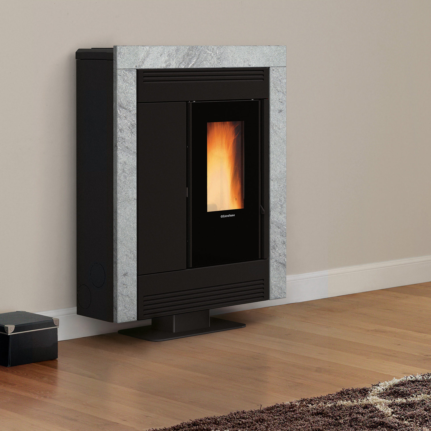 Extraflame Souvenir Plus Petra 5.0 Pelletofen Naturstein Extraflame Souvenir Plus Petra 5.0 Pelletofen Naturstein