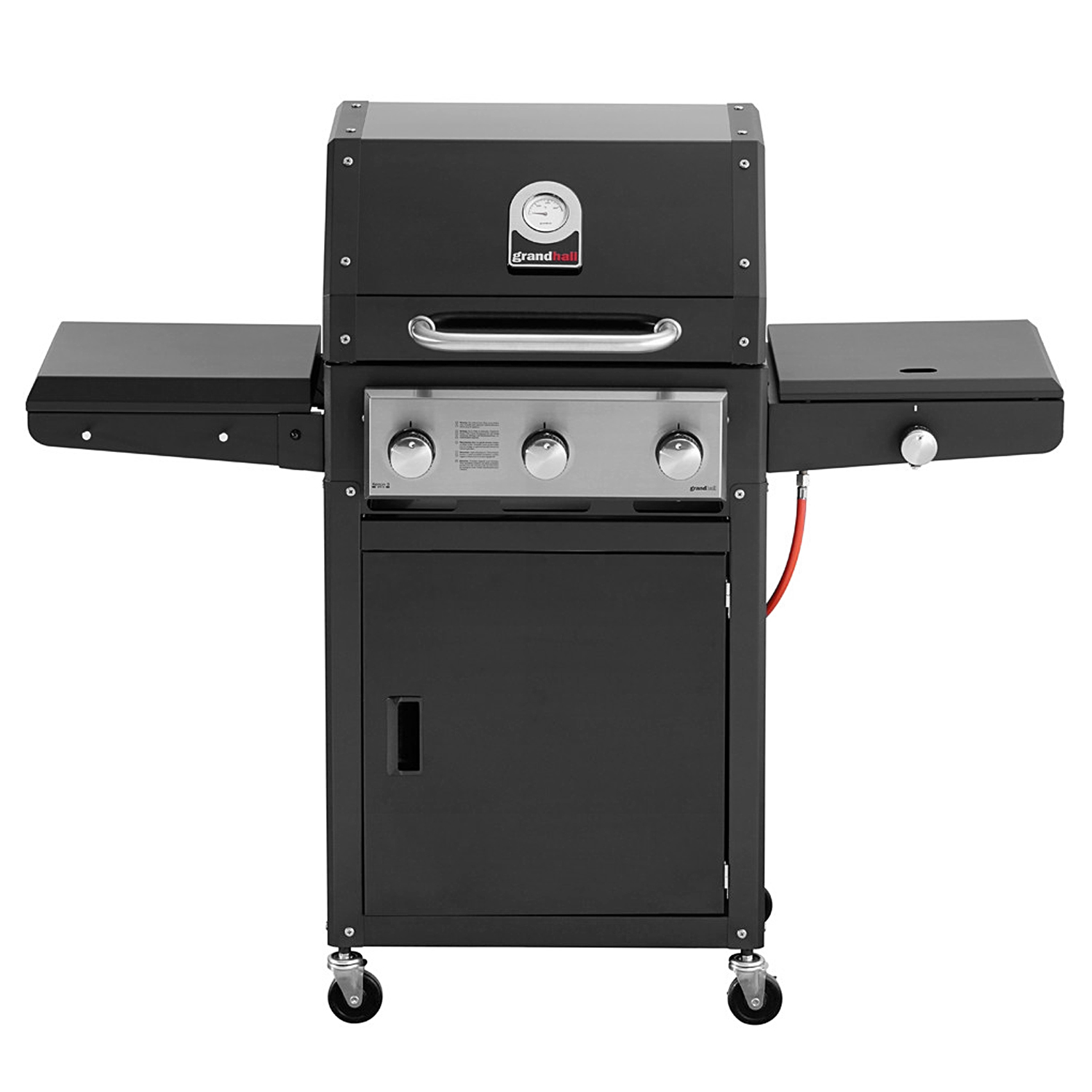 Grandhall Xenon 3 Gasgrill Schwarz Grandhall Xenon 3 Gasgrill Schwarz