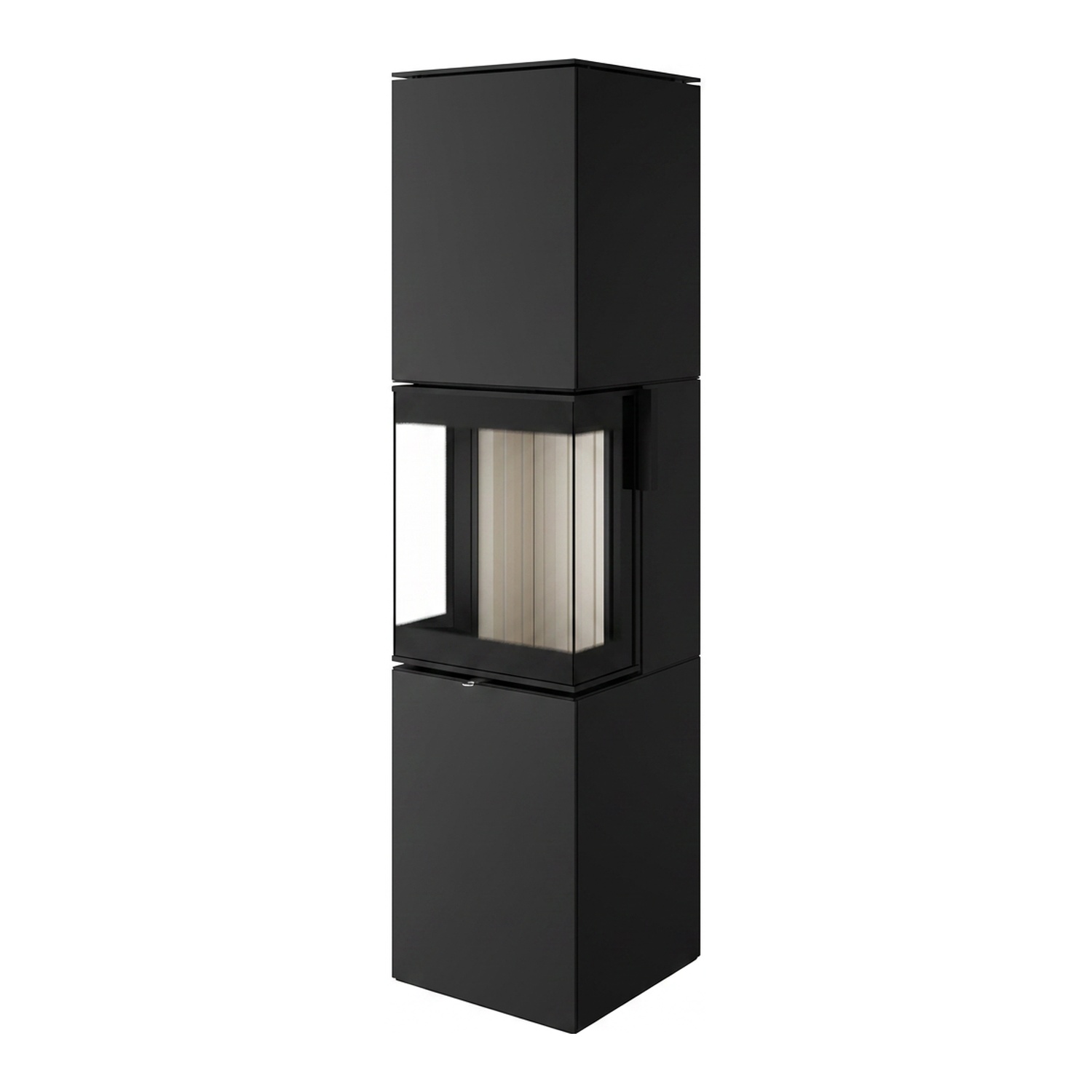 Spartherm Trico L steel RLU Kaminofen Nero