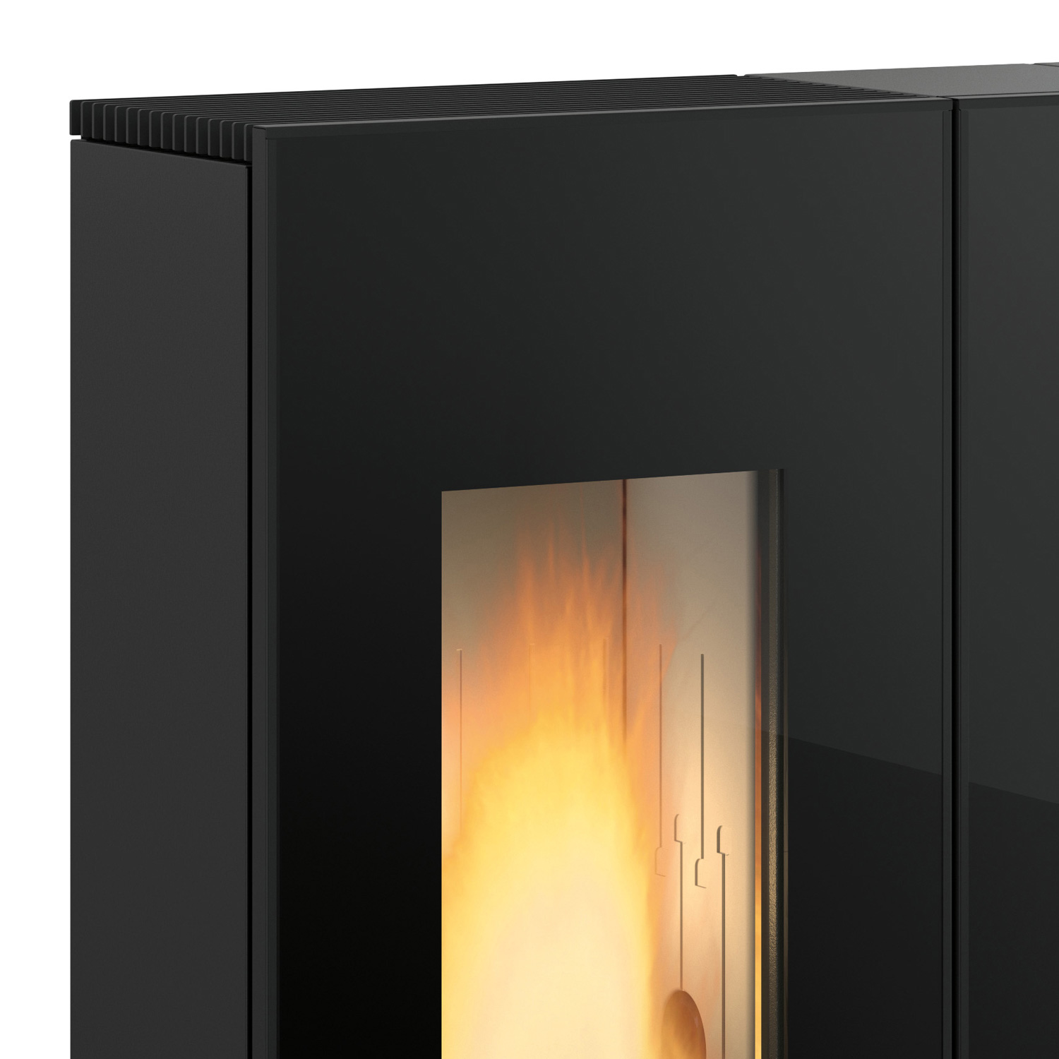 Extraflame Prestige Line Sharon Plus Crystal Pelletofen Schwarz