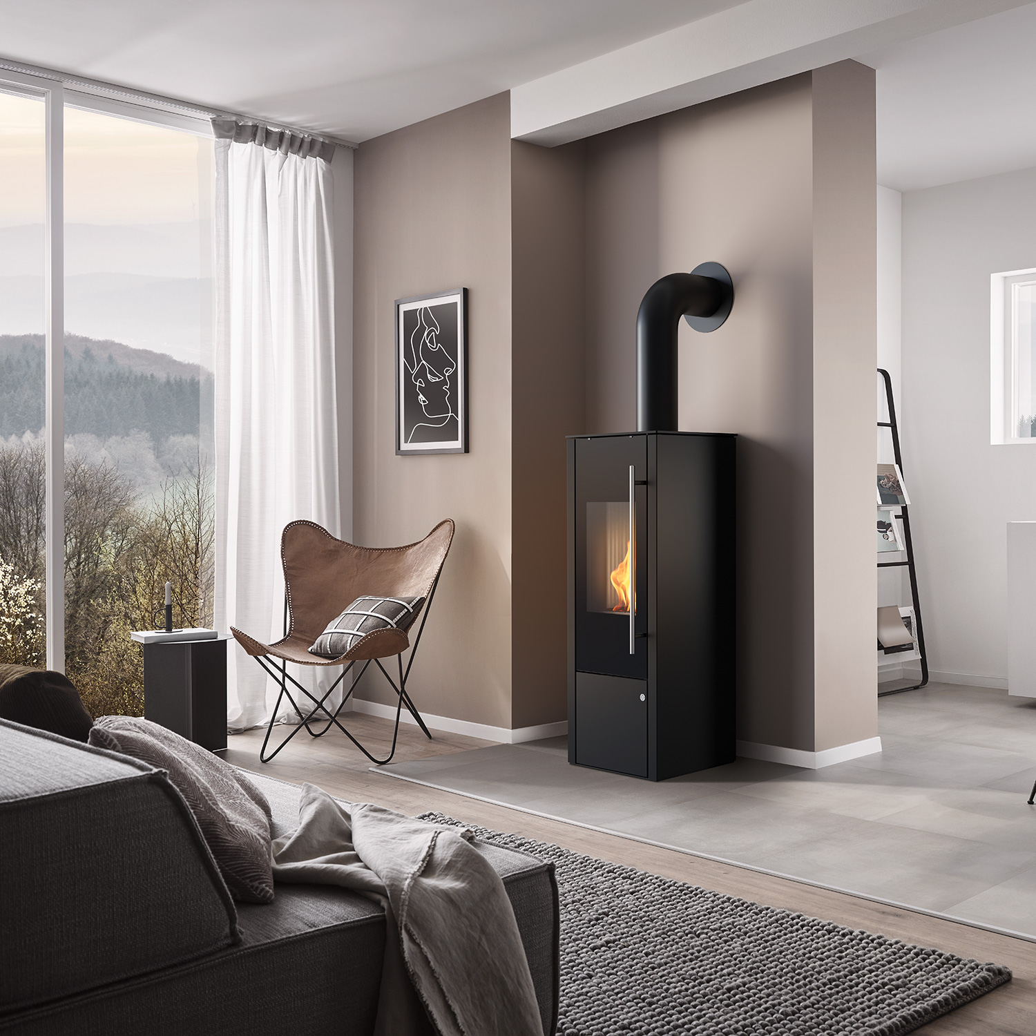 Olsberg Zacate Compact Kaminofen Stahl Schwarz Olsberg Zacate Compact Kaminofen Stahl Schwarz