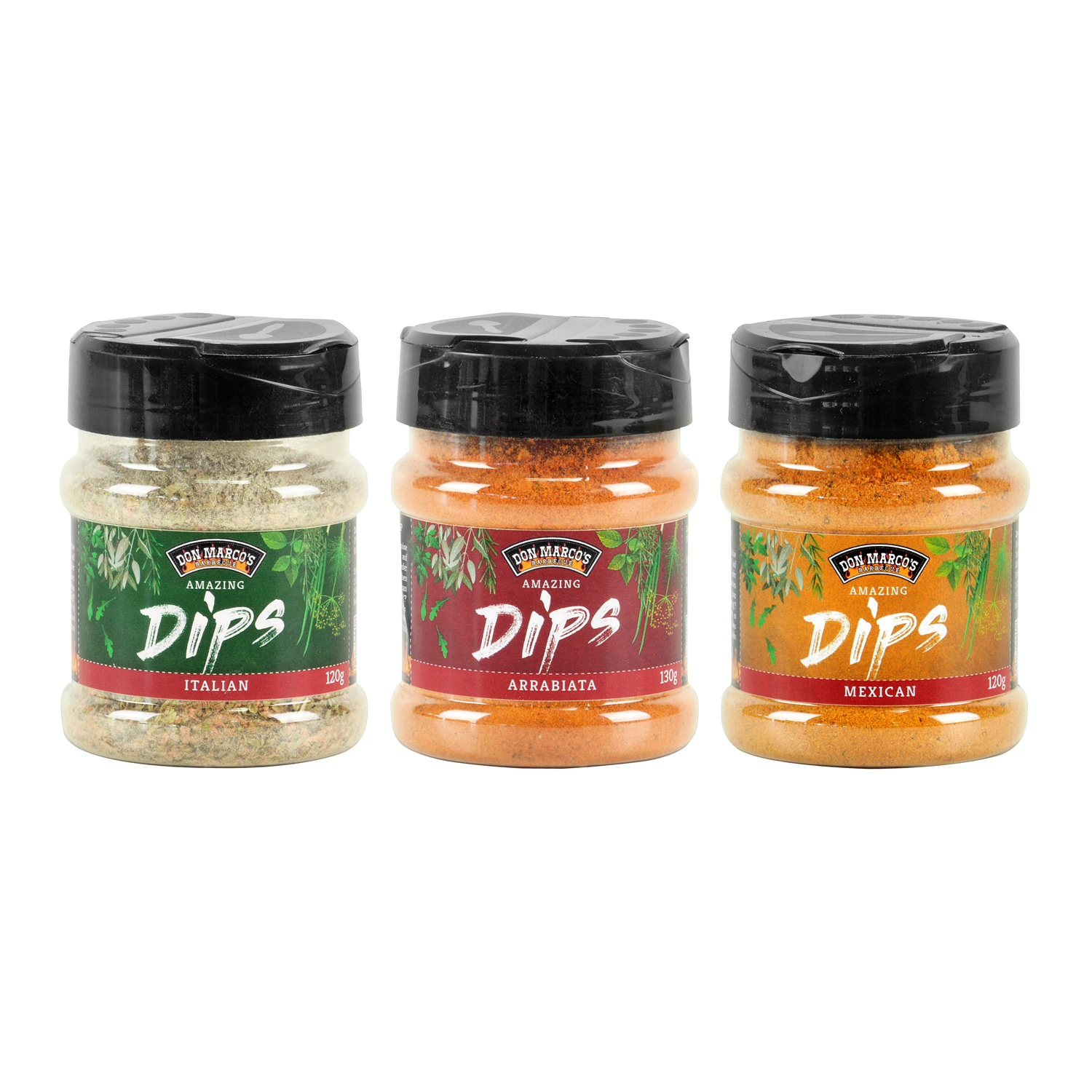 Don Marco's Dip 3er-Set: Italian, Arrabiata & Mexican Don Marco's Dip 3er-Set: Italian, Arrabiata & Mexican
