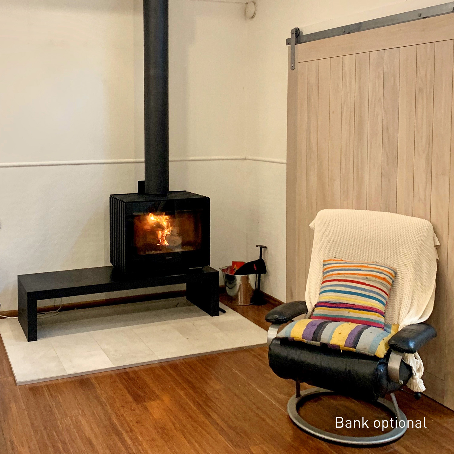 Hergom Glance LVP Kaminofen Gusseisen Schwarz Hergom Glance LVP Kaminofen Gusseisen Schwarz