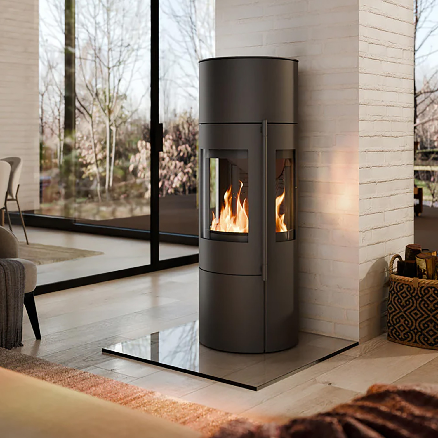 Haas+Sohn P+ Kaminofen LUMINUS. l HSC*