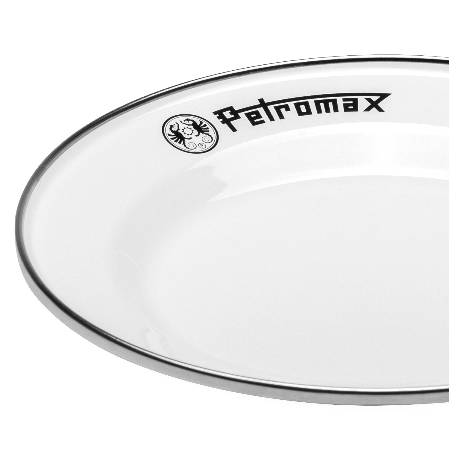 Petromax Emaille-Teller Weiß 2er-Set Ø 18 cm Petromax Emaille-Teller Weiß 2er-Set Ø 18 cm