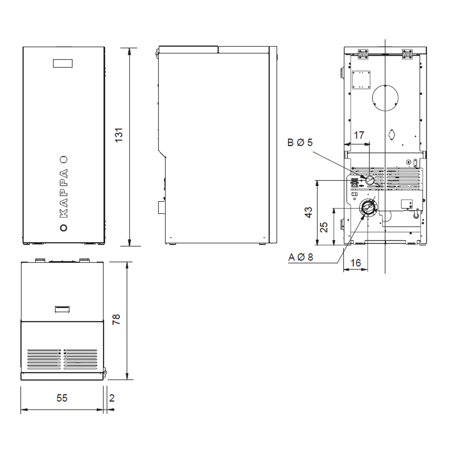 EK63 Kappa 200 Pellet Heizkessel