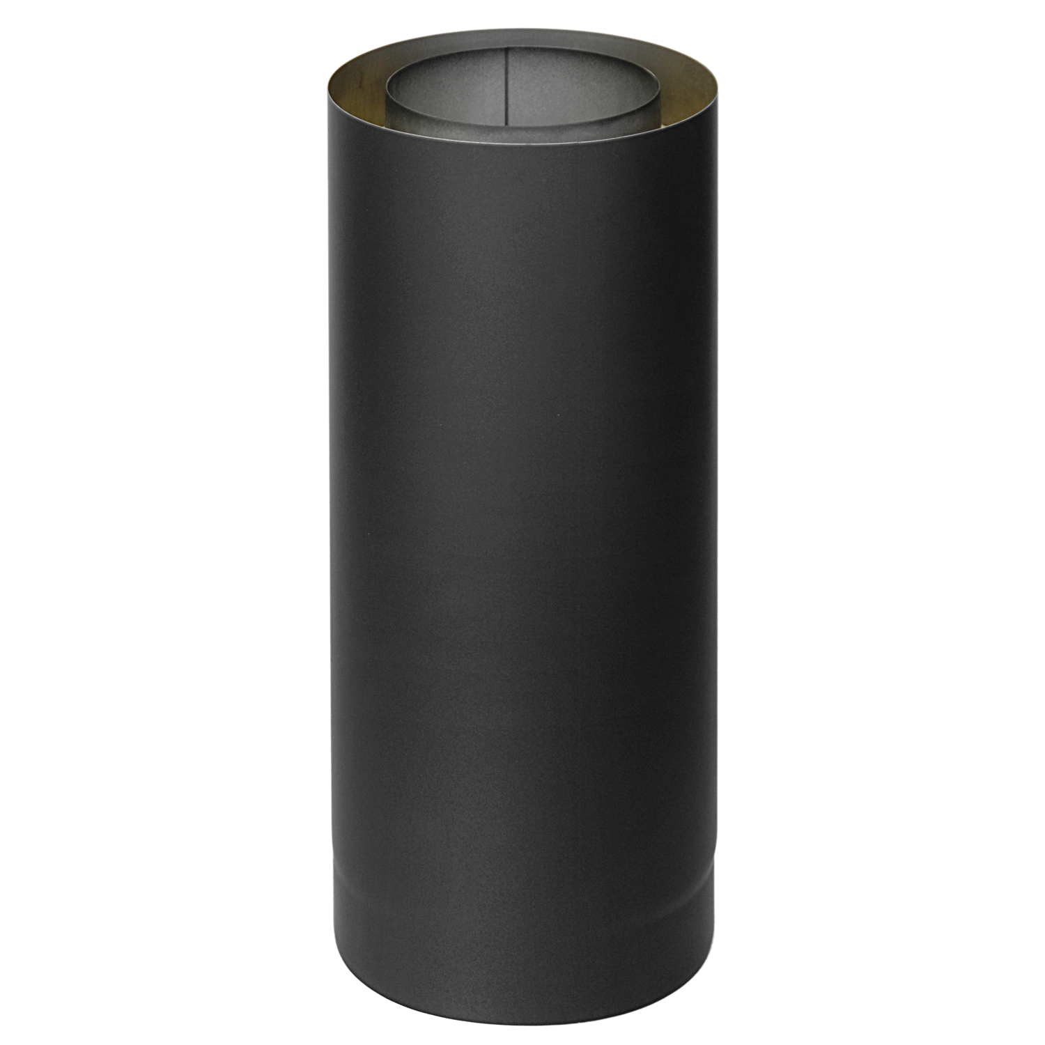 Raik Coltherm Längenelement 150mm schwarz doppelwandig L: 500mm für Rauchrohr / Ofenrohr