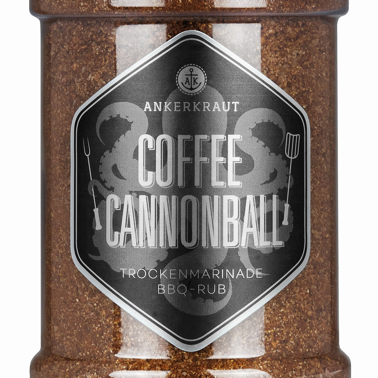 Ankerkraut BBQ-Rub Coffee Cannonball 200 g Streuer