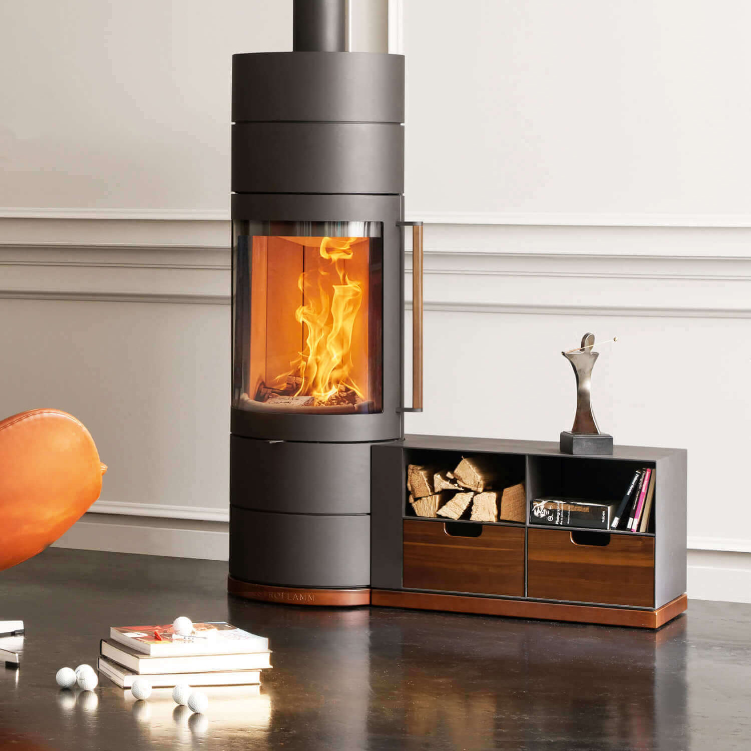Austroflamm Lux Holzlade zu Beistellboxen