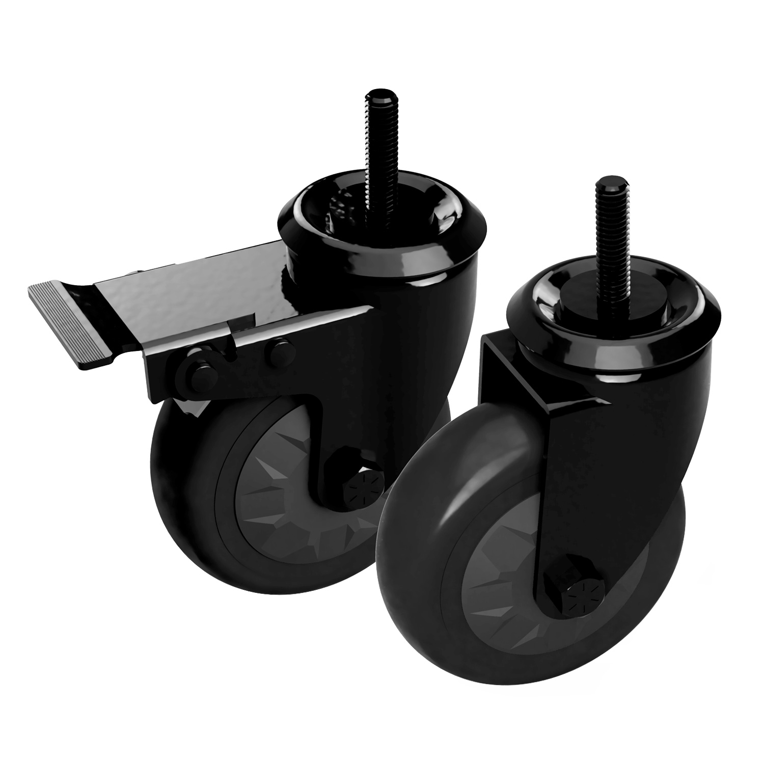 Big Green Egg Schwenkrollen-Set 2 Stück Big Green Egg Schwenkrollen-Set 2 Stück