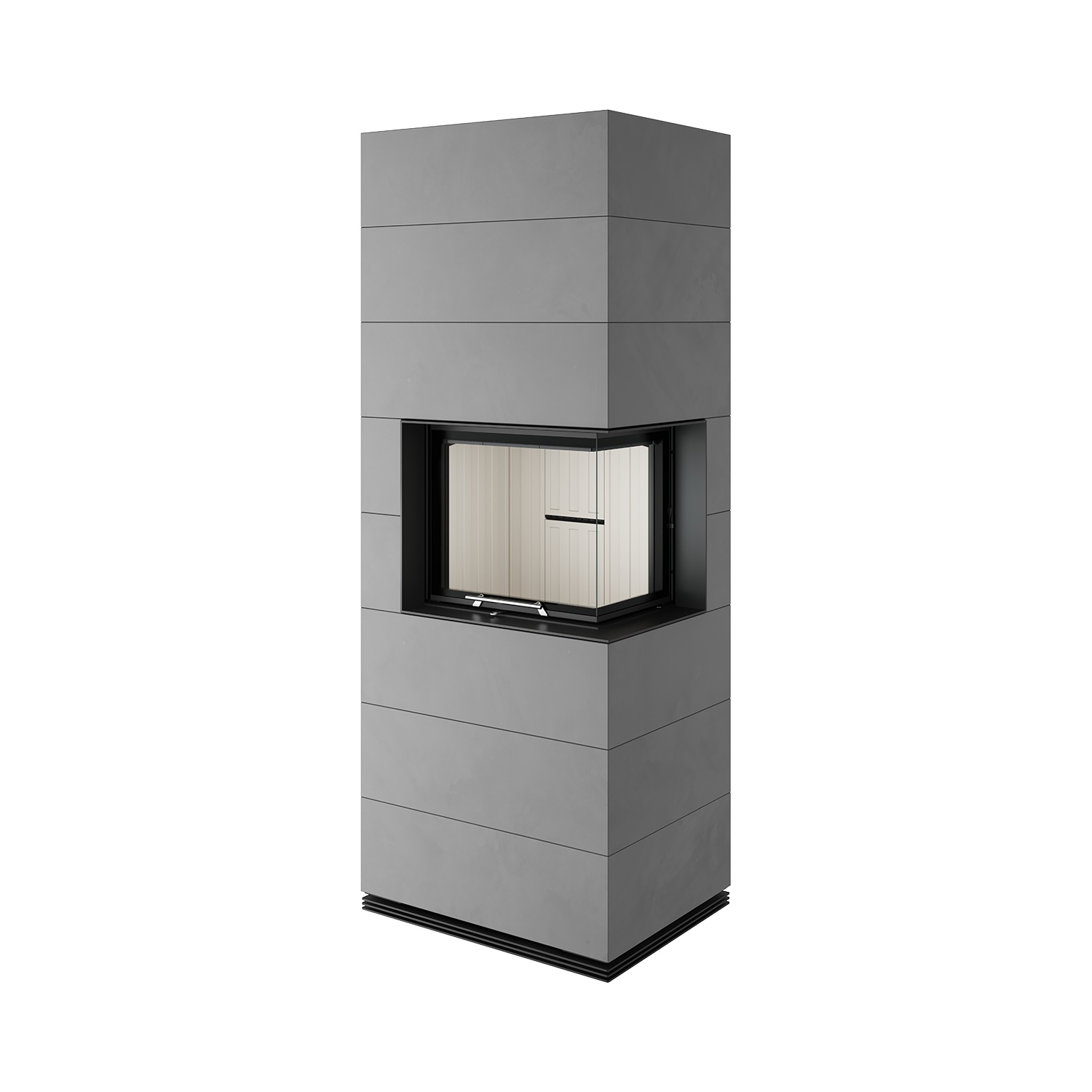 Spartherm SIM Varia 2R-55h Kaminbausatz RLU Feinbeton gespachtelt 3/3