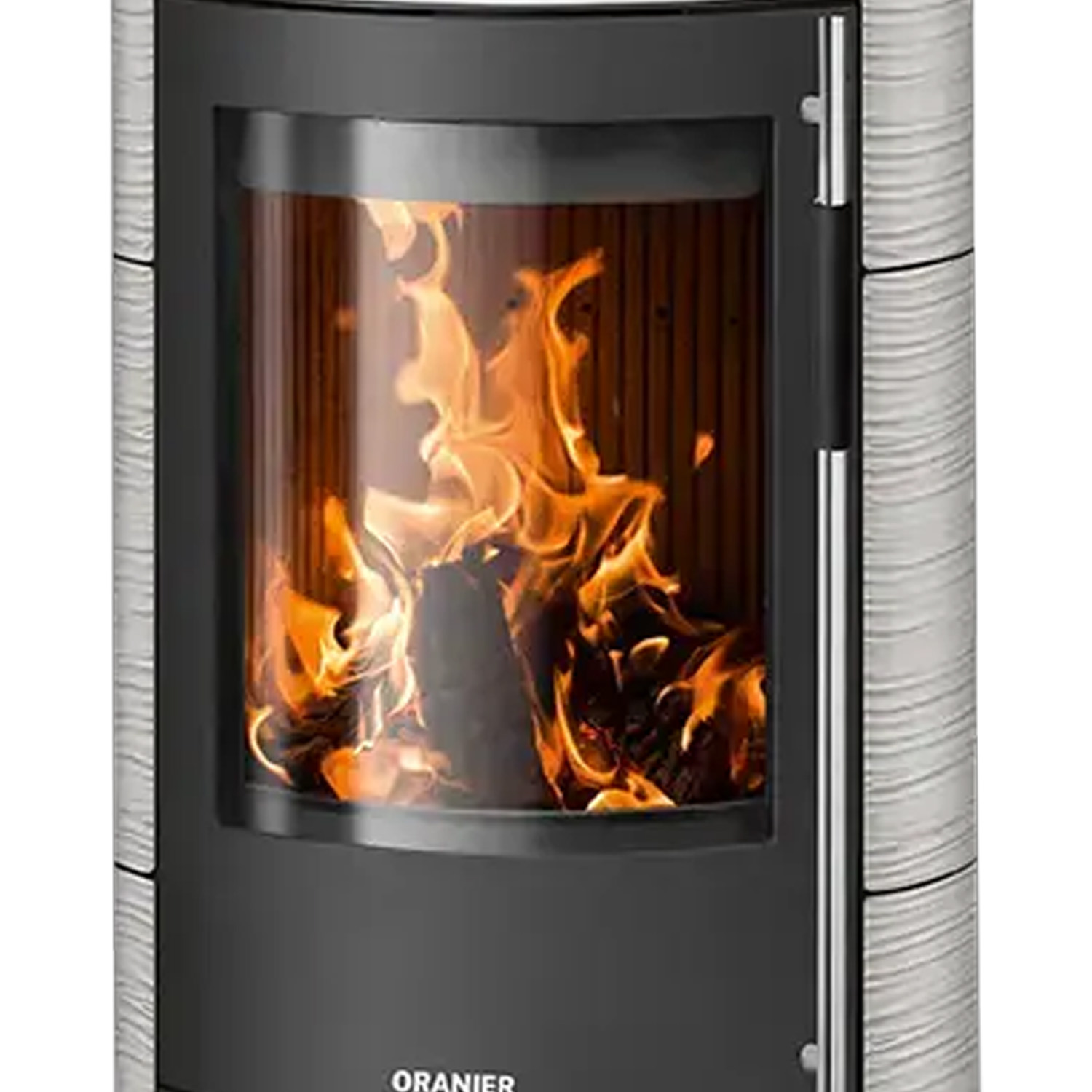 Oranier Polar Neo 8 Kaminofen Keramik Seidenweiß