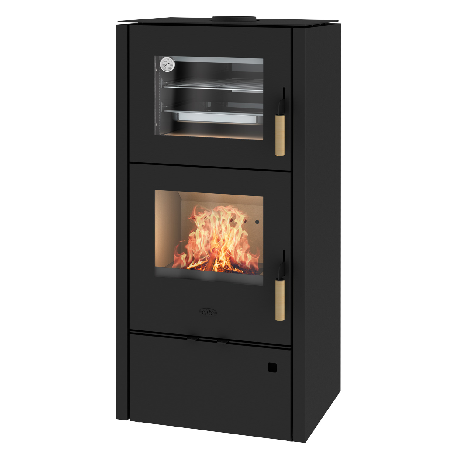 Fireplace Elite Inda Kaminofen Stahl Schwarz