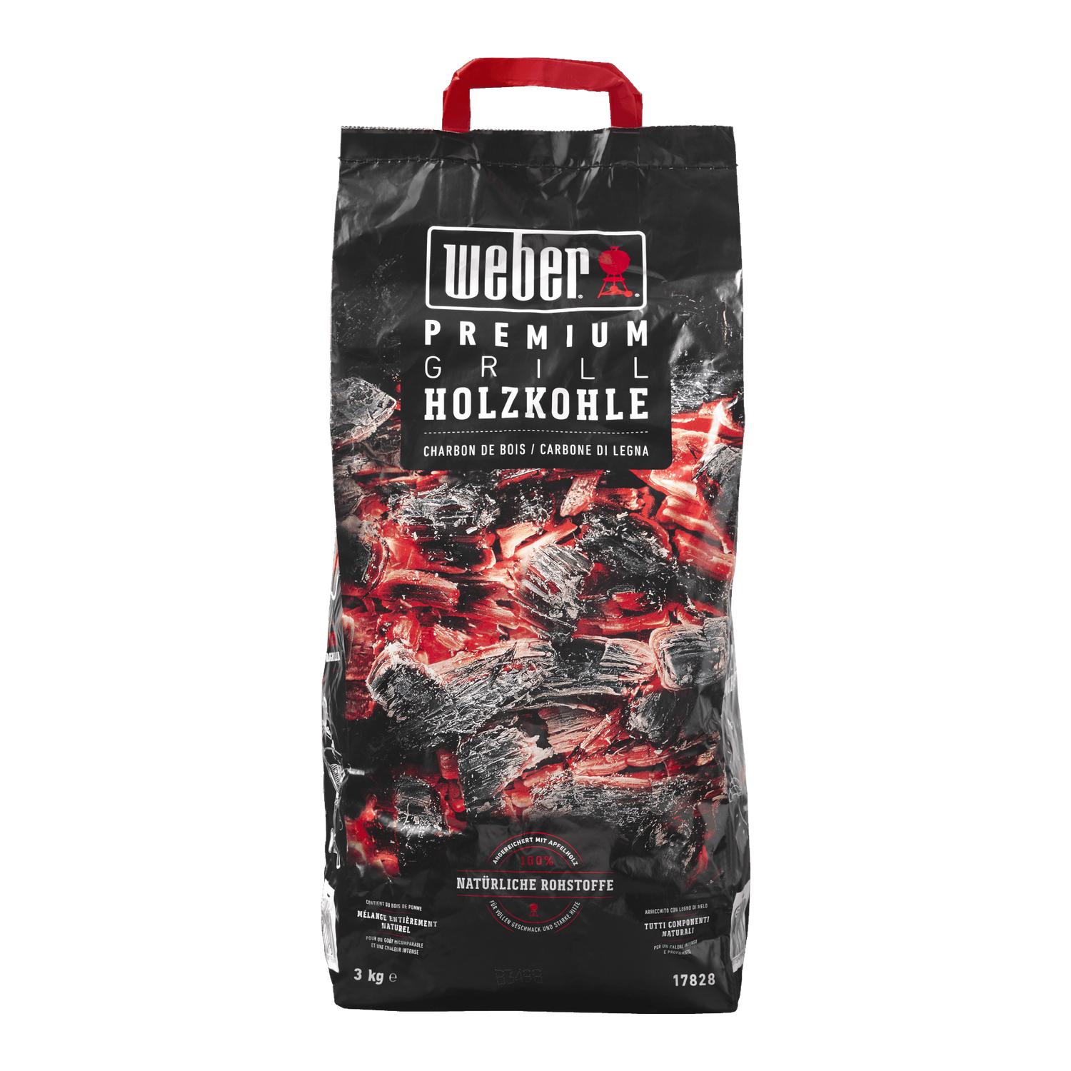 Weber Premium Holzkohle 3 kg
