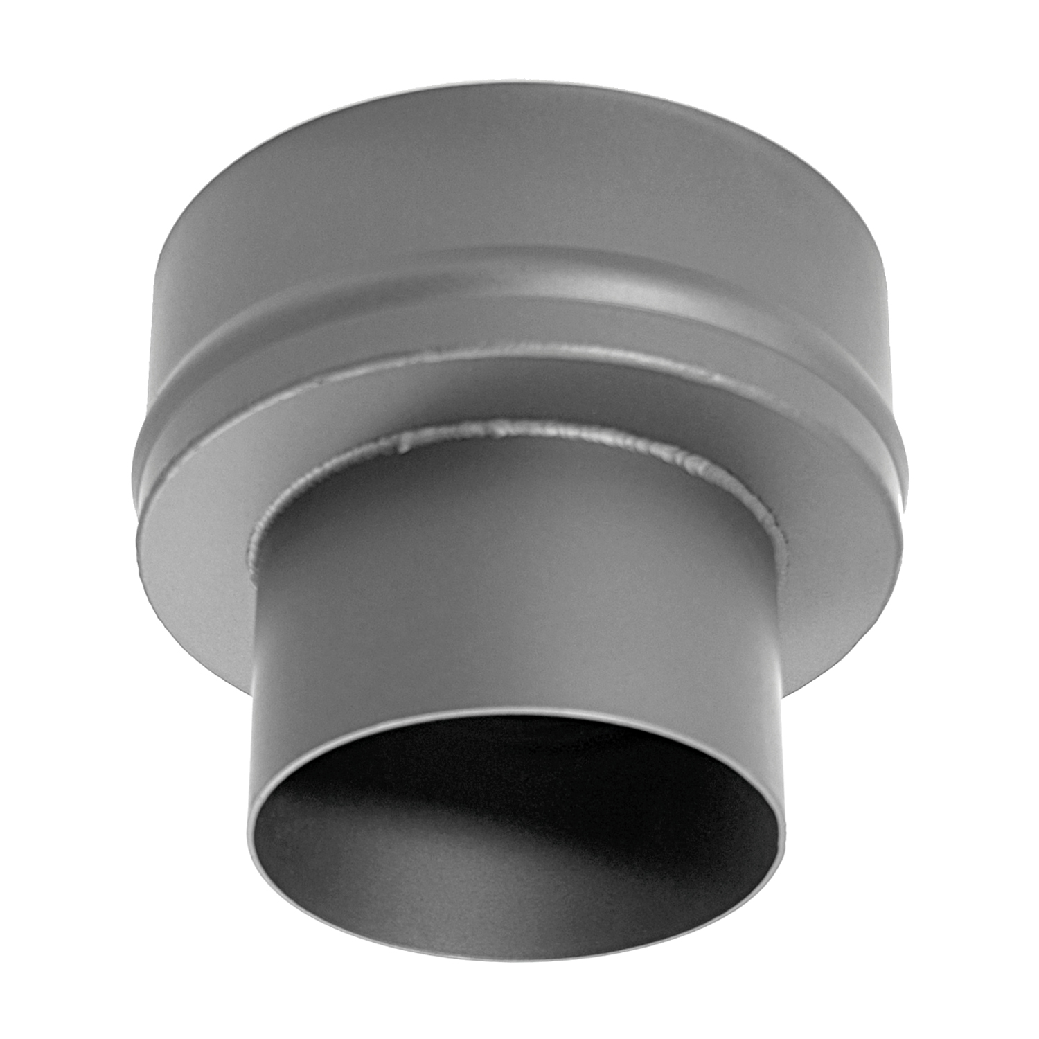 Raik Basic Erweiterung 120mm – 180mm gussgrau gerade für Rauchrohr / Ofenrohr