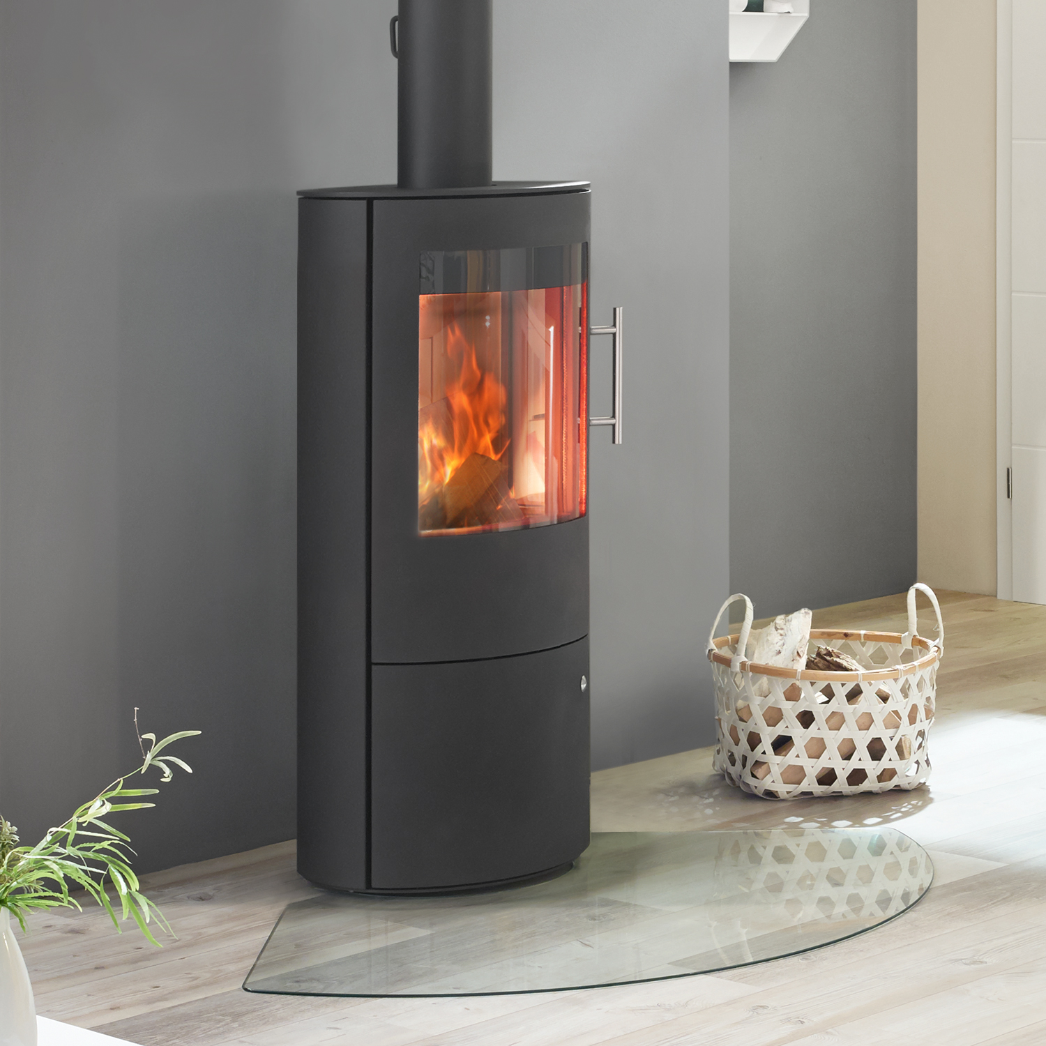 Königshütte Draco M Kaminofen Stahltür Königshütte Draco M Kaminofen Stahltür