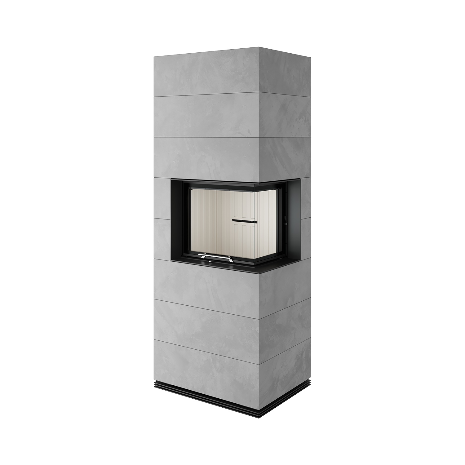 Spartherm SIM Varia 2R-55h Kaminbausatz RLU Beton Natur 3/3