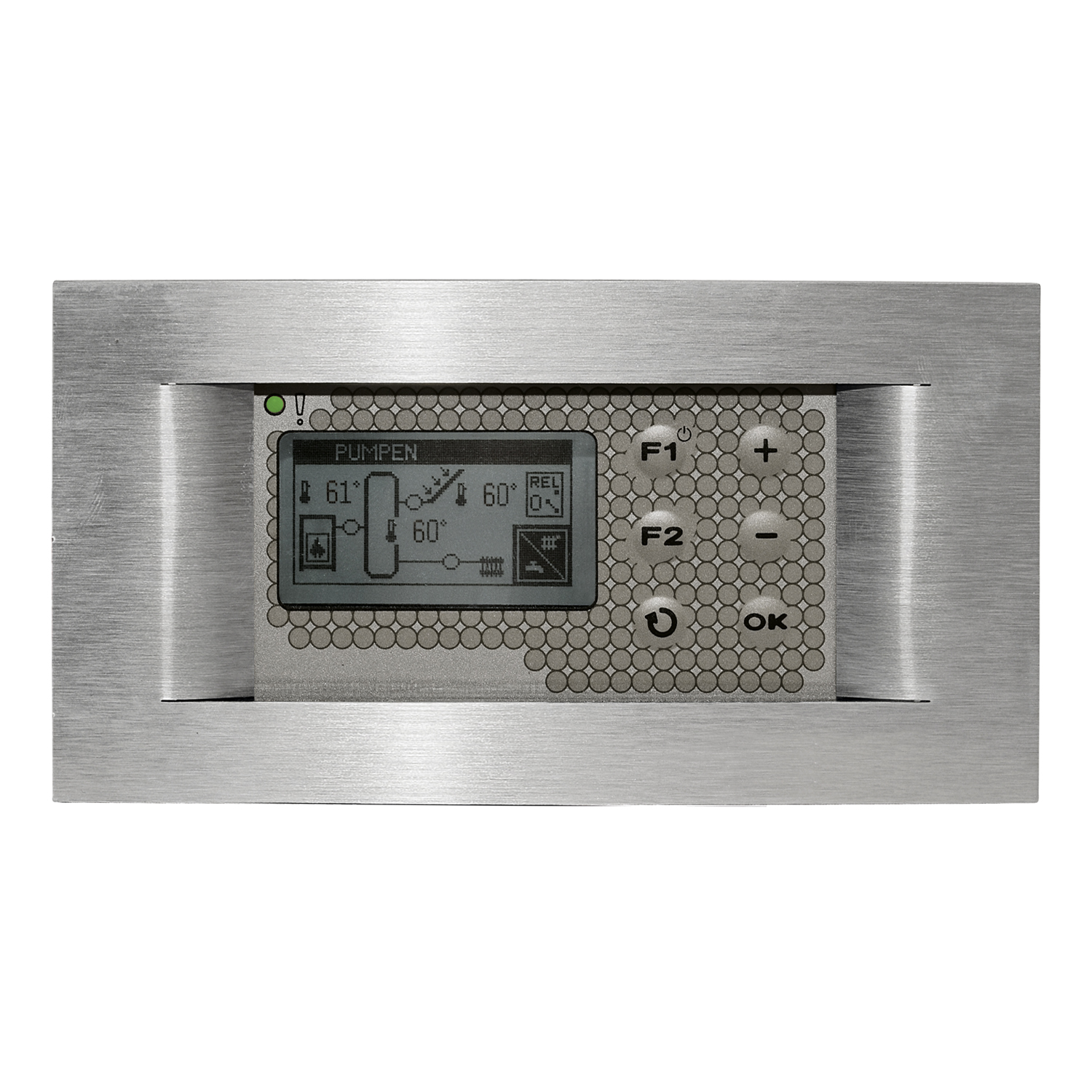 Aquaflam 17 Automatic Wasserführender Kaminofen Creme