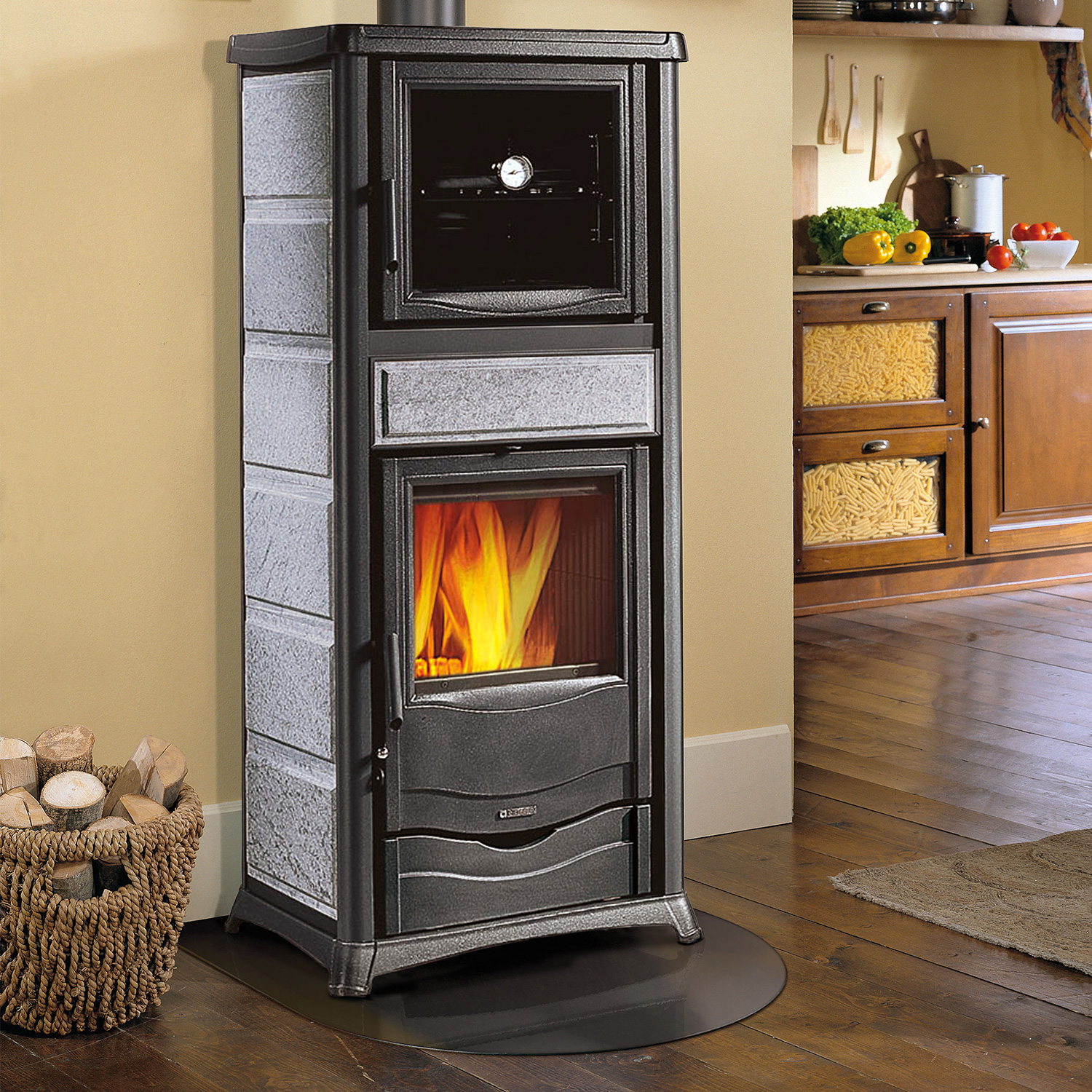 La Nordica Termorossella Plus Forno DSA 4.0 Wasserführender Kaminofen Speckstein La Nordica Termorossella Plus Forno DSA 4.0 Wasserführender Kaminofen Speckstein