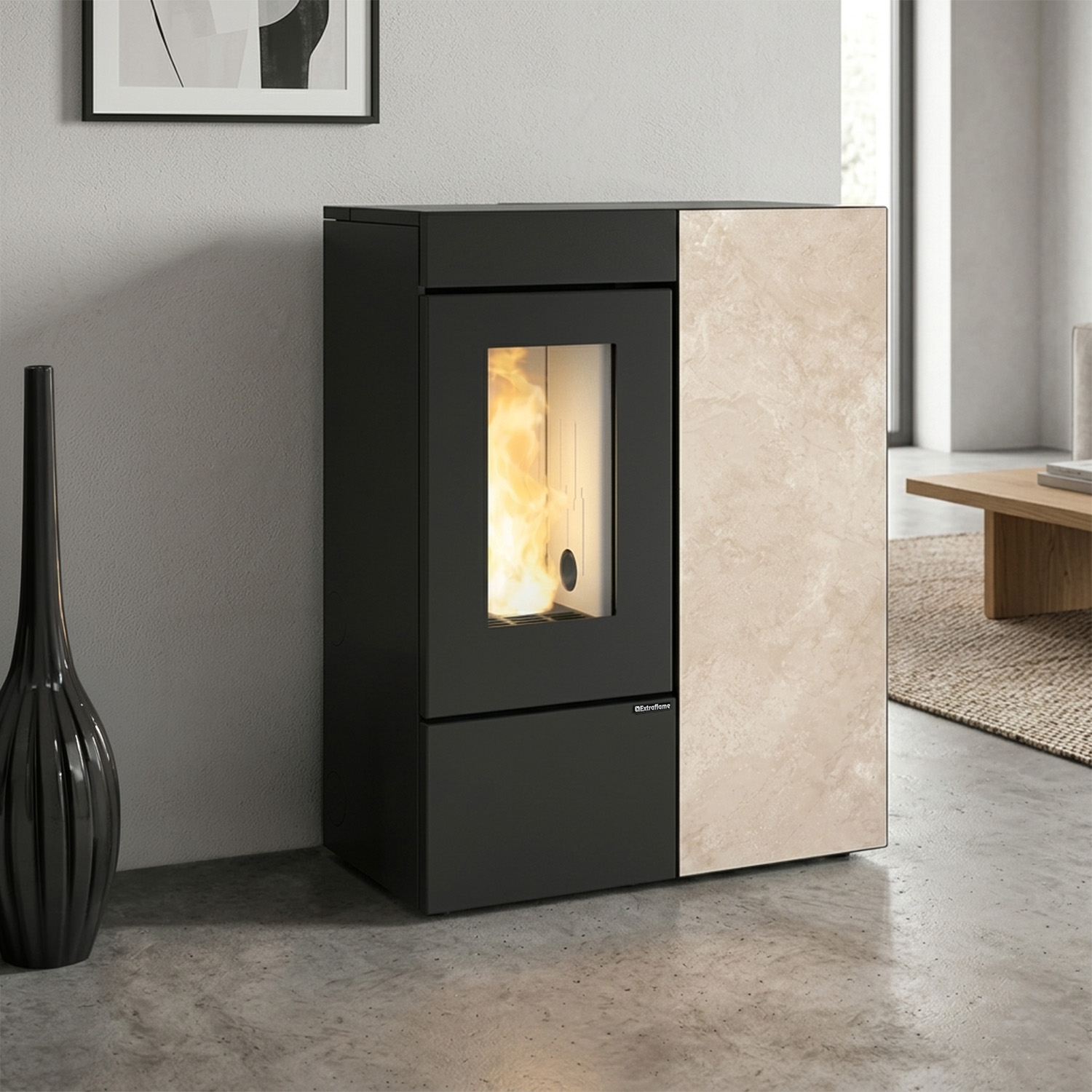 Extraflame ANNALISA PLUS GRES - OSTU Pelletofen EVOLUTION LINE