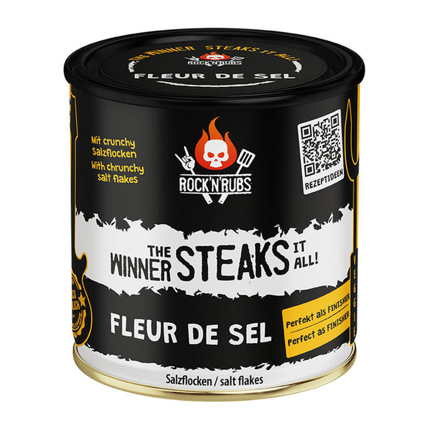 Rock n Rubs Gold Line The winner steaks it all  Fleur de Sel  220g