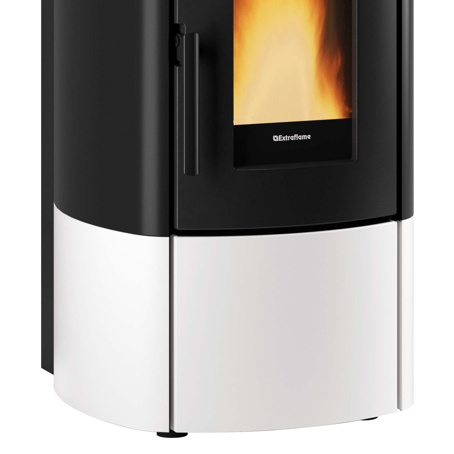 Extraflame Evolution Line Noris Pelletofen Stahl Weiß