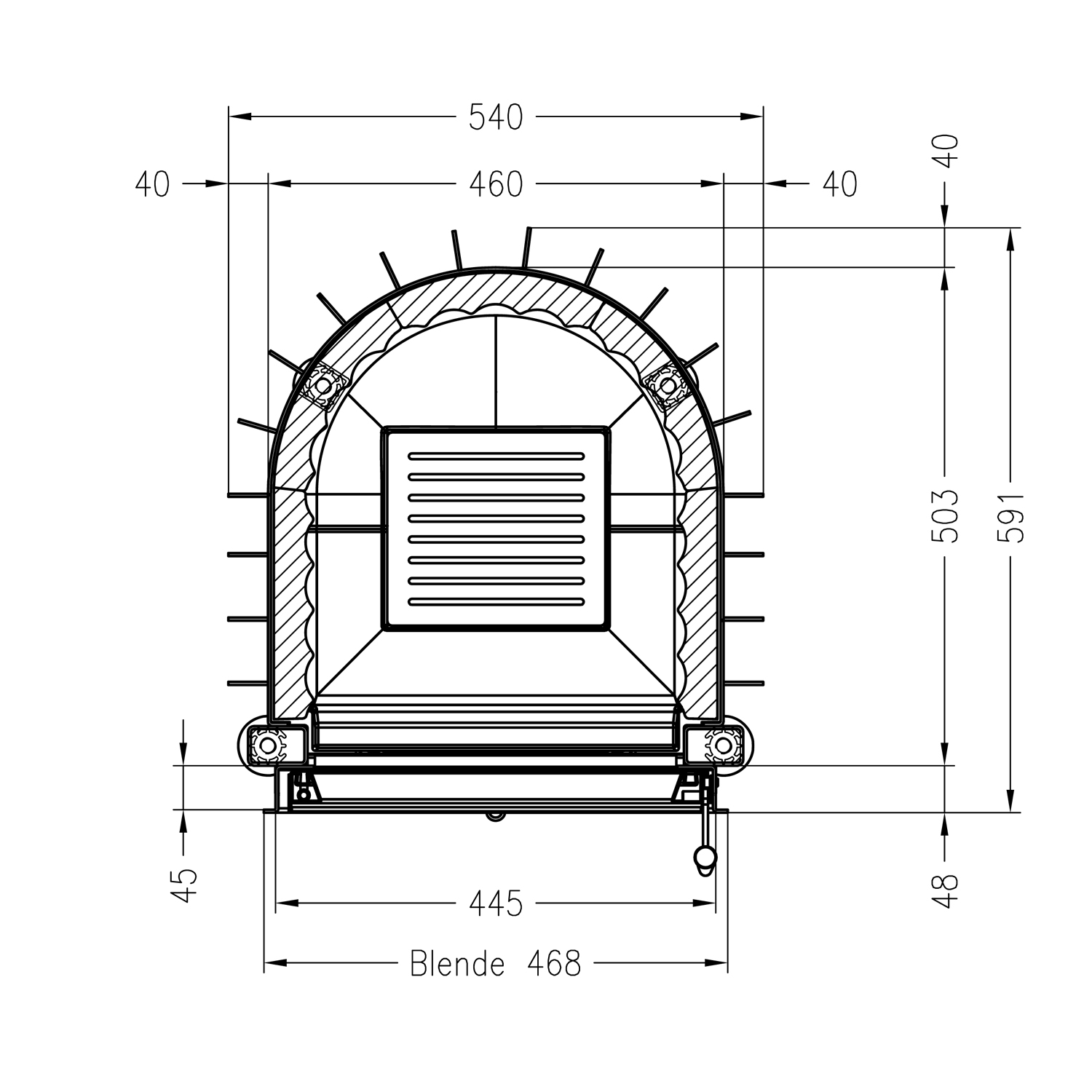 Spartherm Mini Z1-4S Kamineinsatz 7 kW 51 cm links Spartherm Mini Z1-4S Kamineinsatz 7 kW 51 cm links