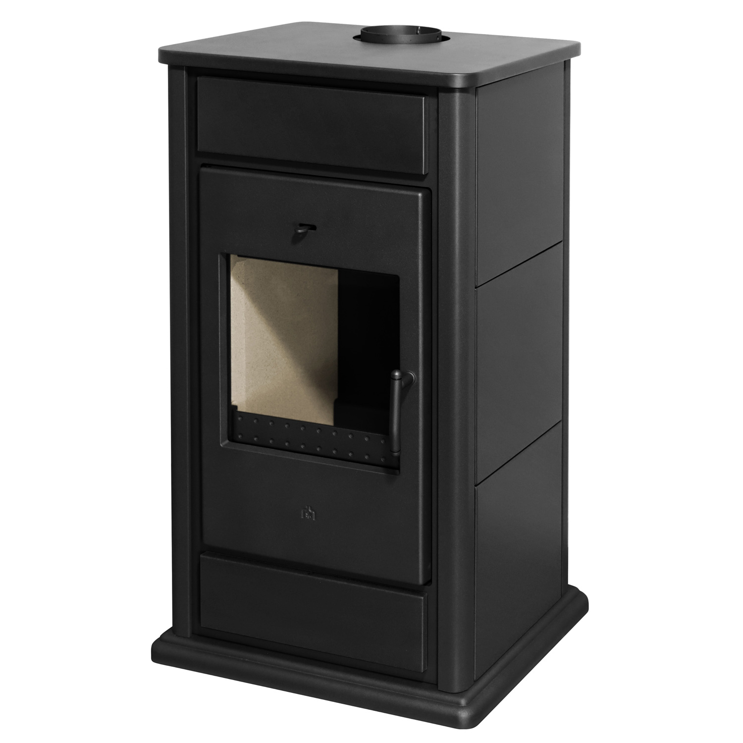 Schmitzker Alicante Wasserführender Kaminofen Schwarz Base Schmitzker Alicante Wasserführender Kaminofen Schwarz Base