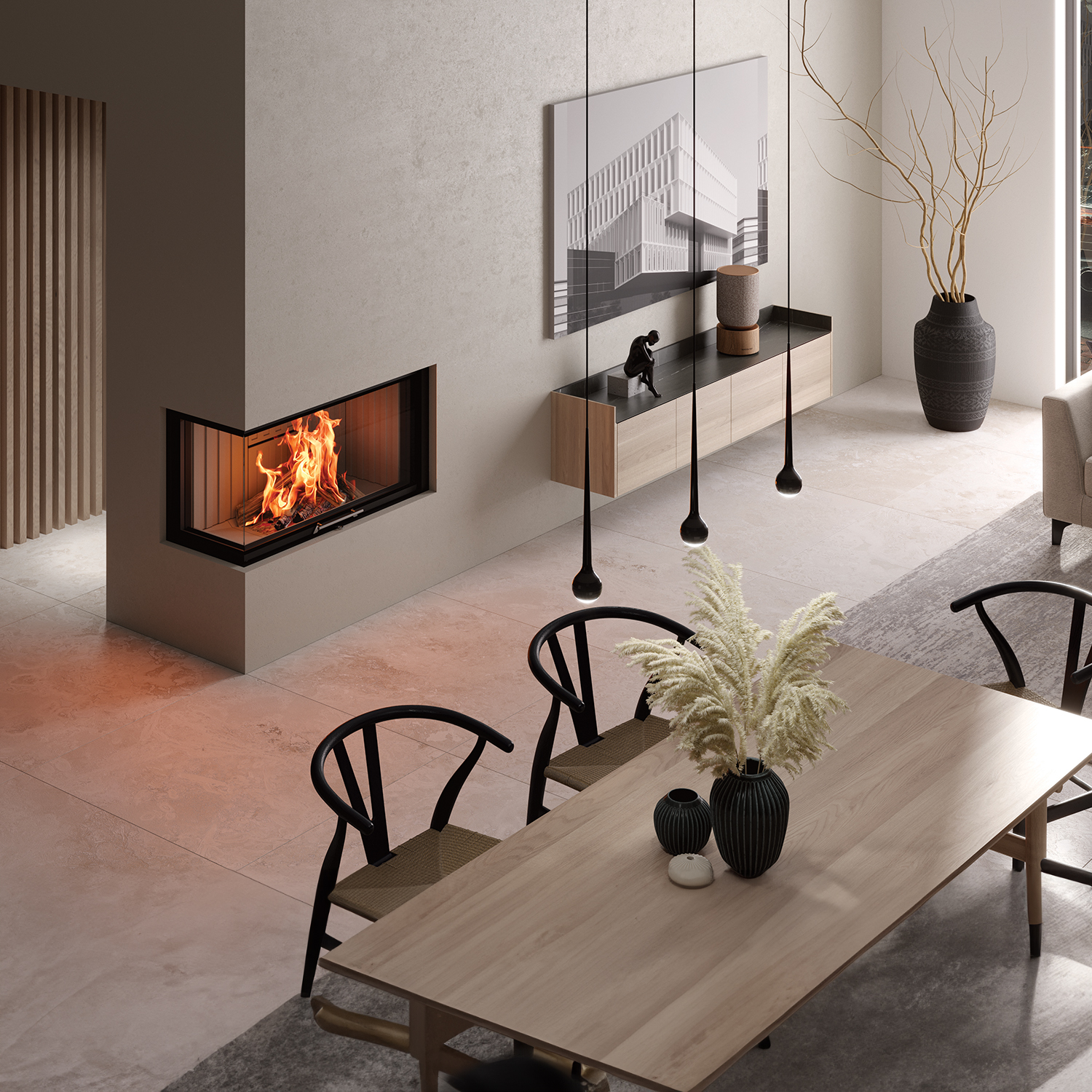 Spartherm Varia 2L-100h 2.0 Kamineinsatz Ecke