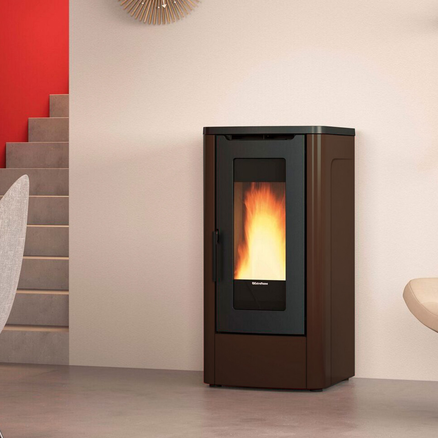 Extraflame Dahiana Plus AD Pelletofen Traditional Line bronze
