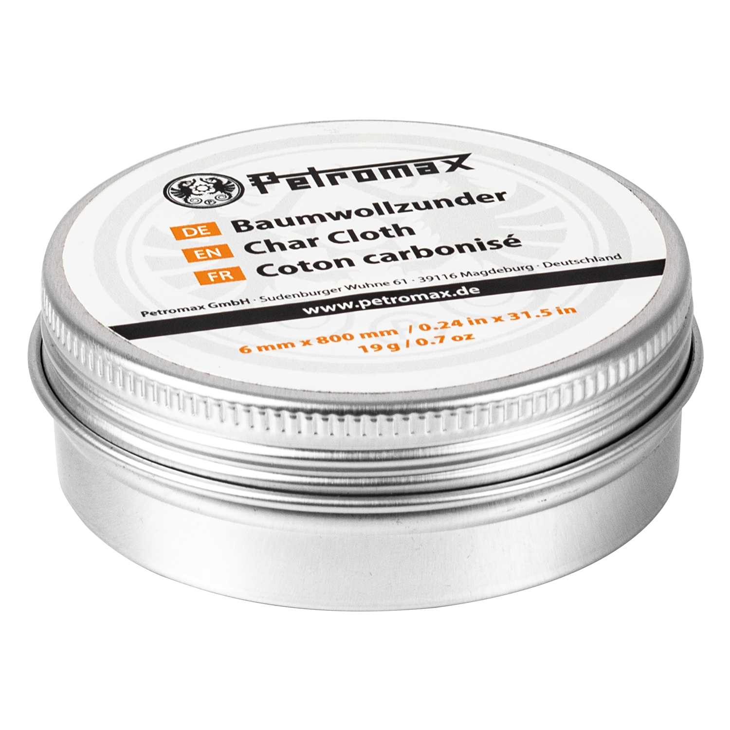 Petromax Baumwollzunder (Char Cloth) Petromax Baumwollzunder (Char Cloth)