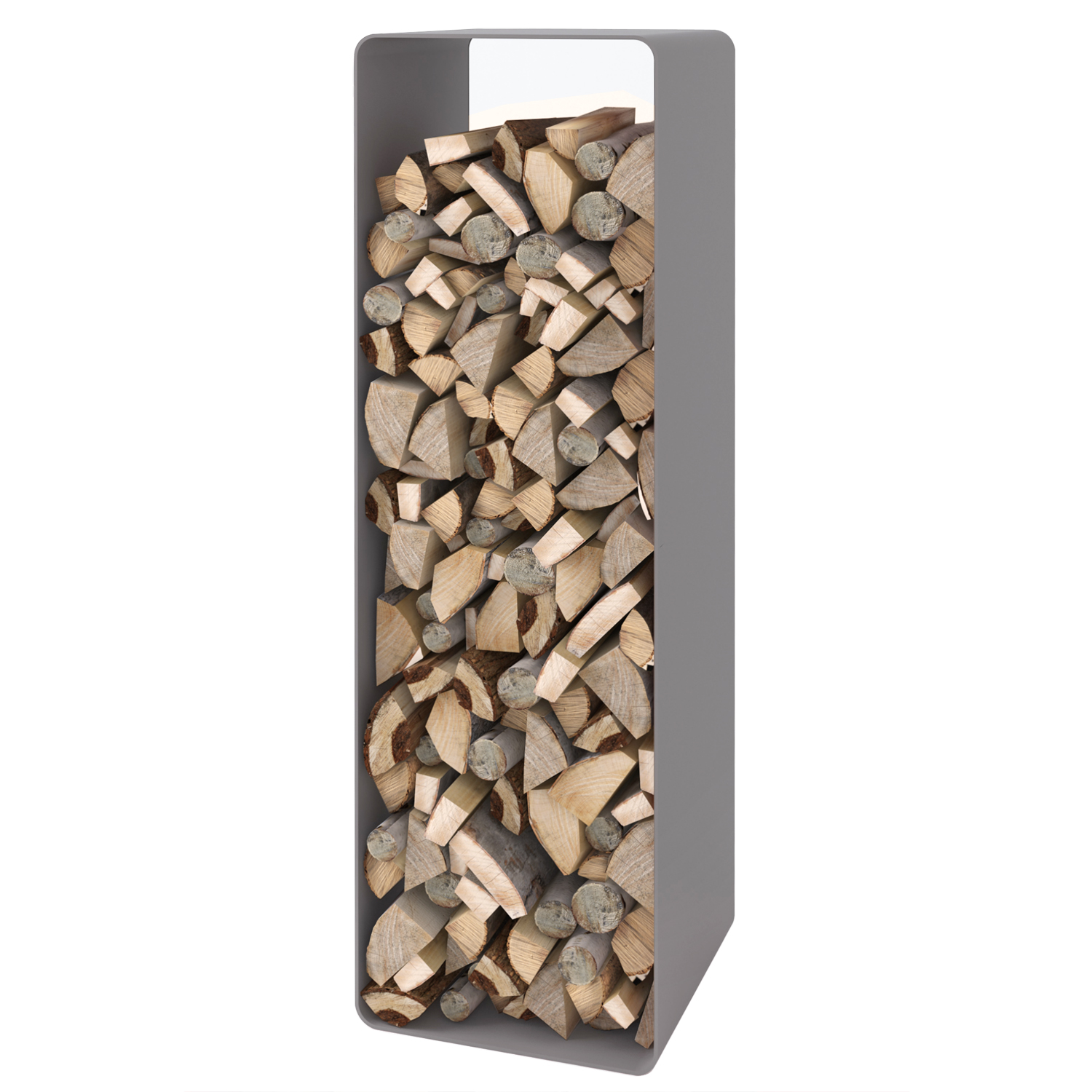 HS Flamingo Deluxe 2 Holzregal Grau