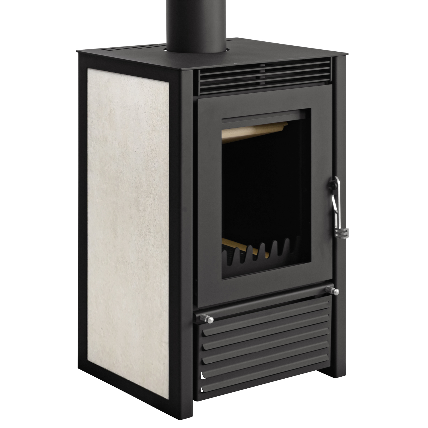 Kaminofen wasserführend Schmitzker Marbella Compact schwarz Kaminofen wasserführend Schmitzker Marbella Compact schwarz