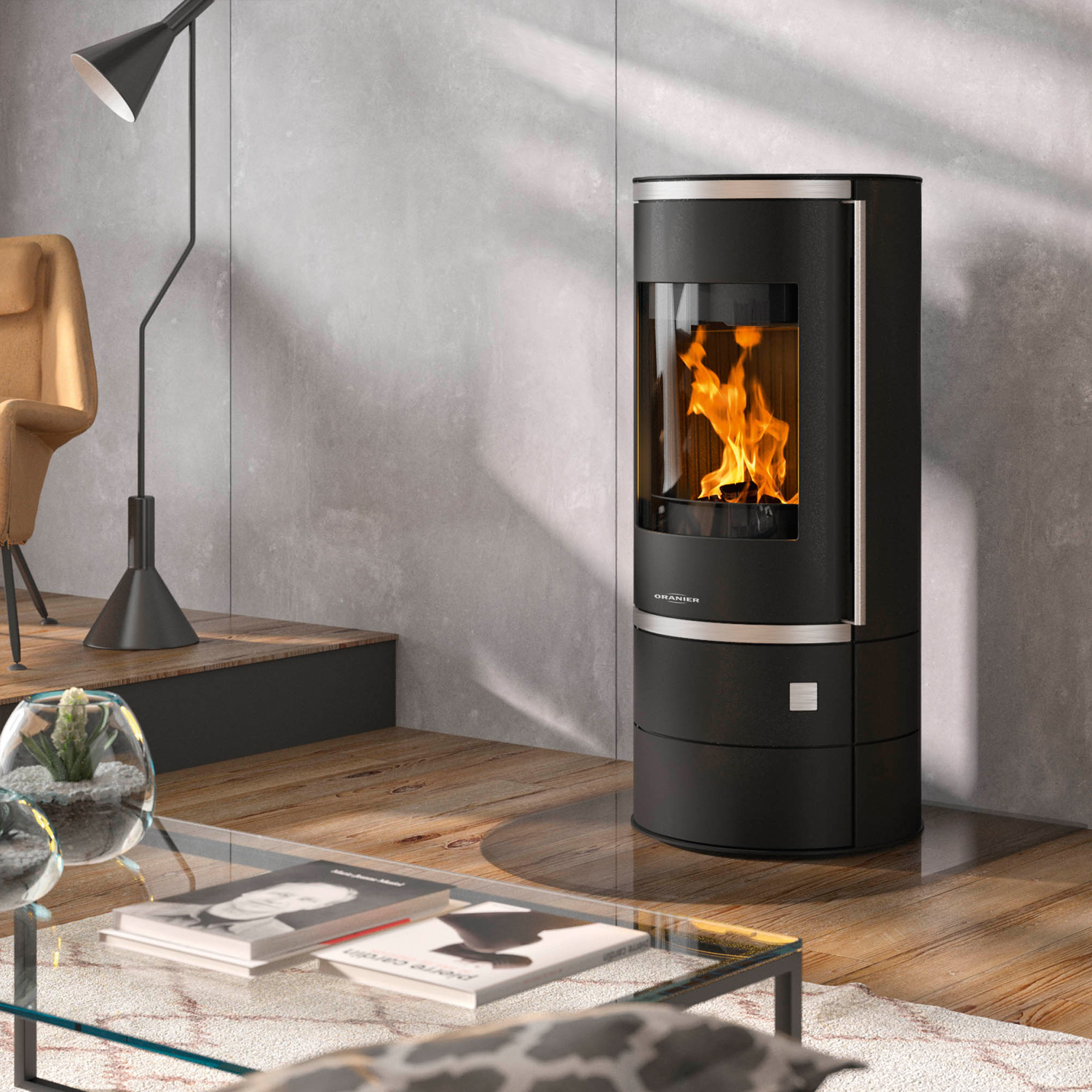 Oranier Ostro (W+) Kaminofen Stahl Schwarz Oranier Ostro (W+) Kaminofen Stahl Schwarz