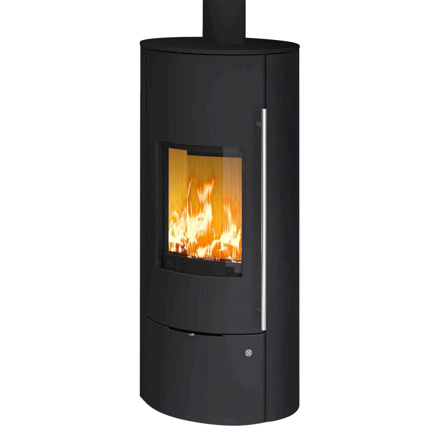 Olsberg Tolima Aqua II Compact Wasserführender Kaminofen Stahl Schwarz - Komplett-Set Pufferspeicher 500L